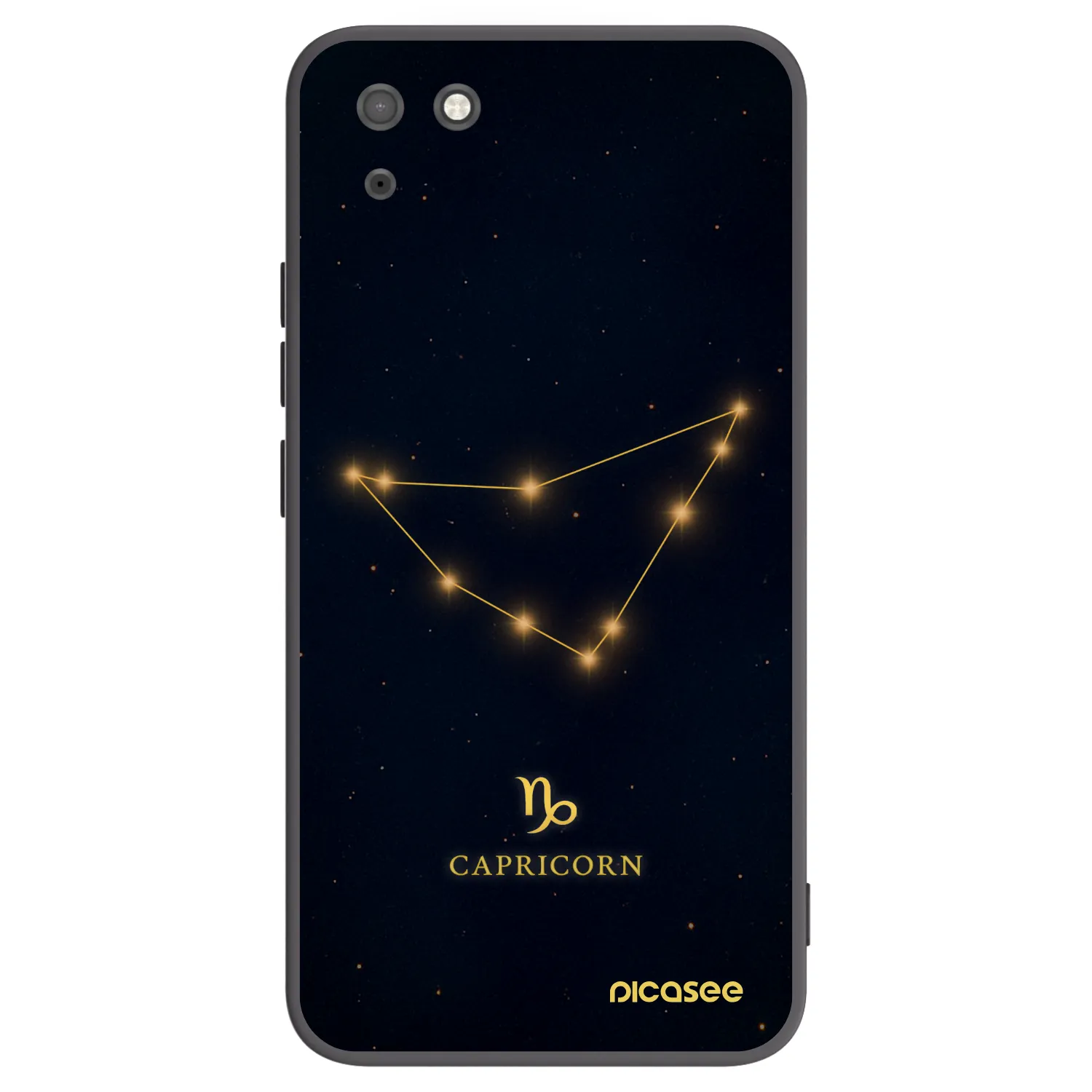 Picasee husă neagră din silicon pentru Huawei Y5P - CAPRICORN