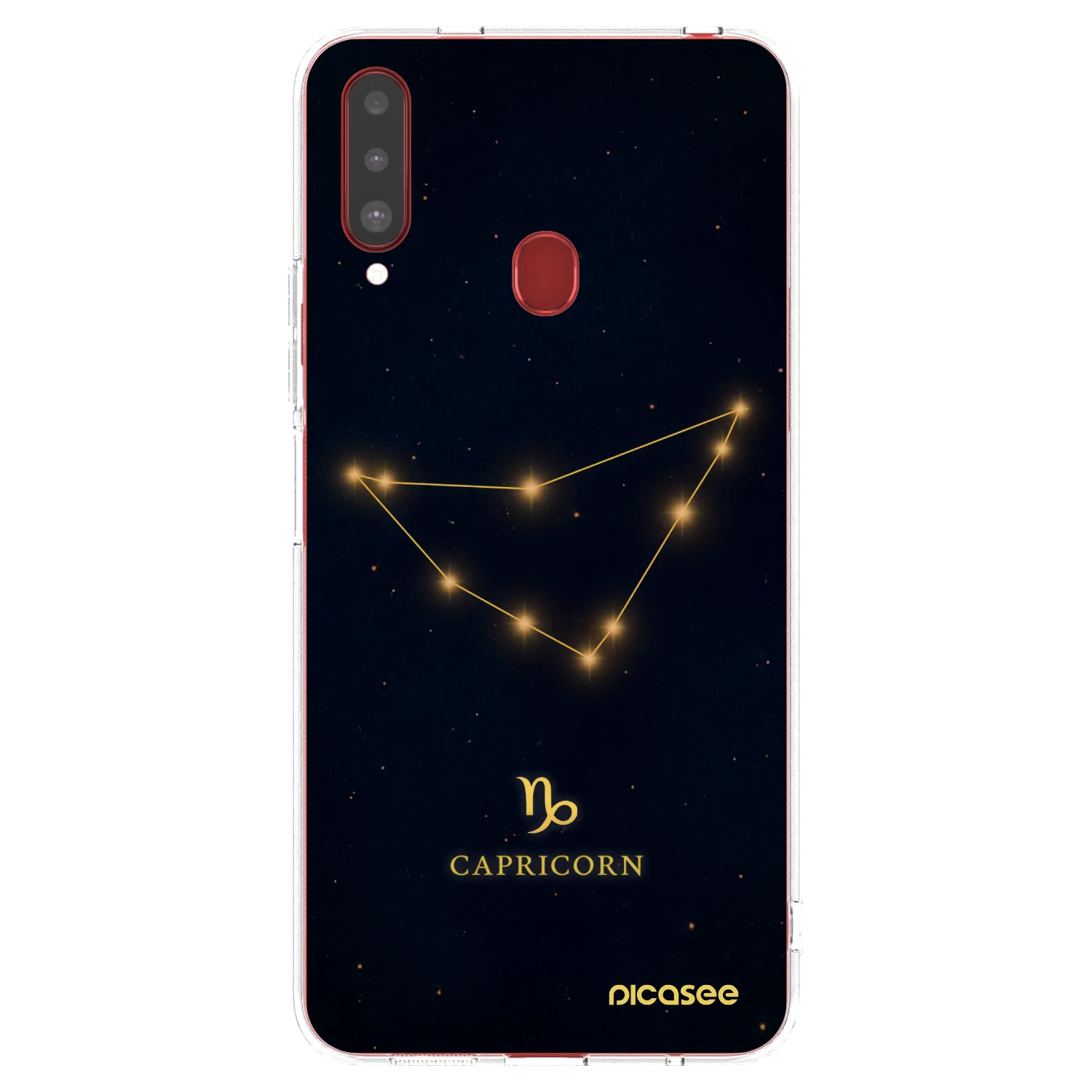 Picasee husă transparentă din silicon pentru Samsung Galaxy A20s - CAPRICORN
