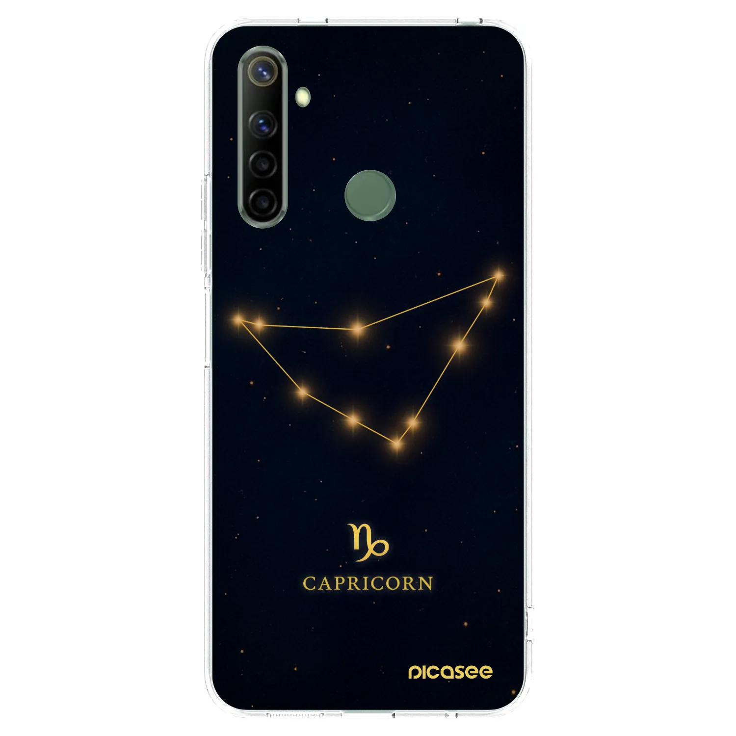 Picasee husă transparentă din silicon pentru Realme 6i - CAPRICORN