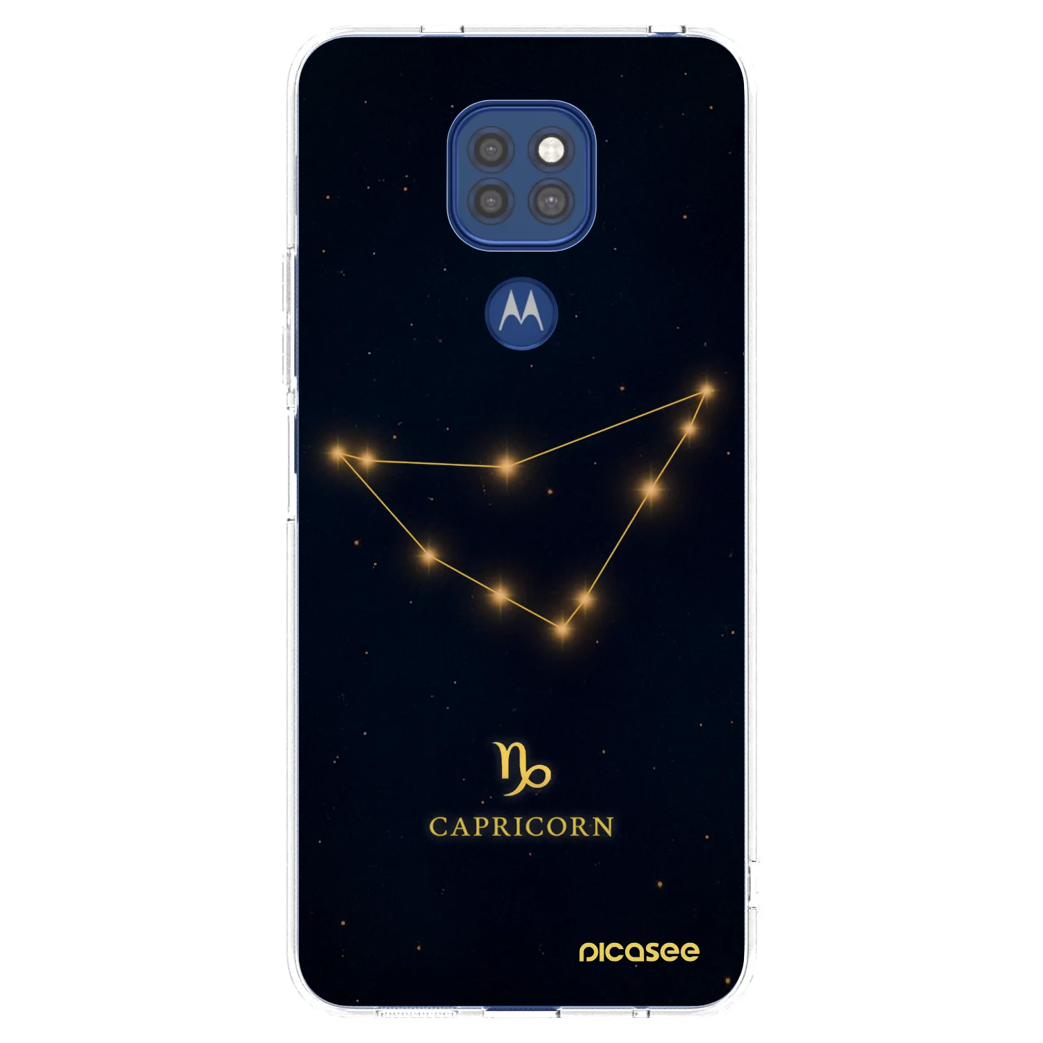Picasee husă transparentă din silicon pentru Motorola Moto G9 Play - CAPRICORN