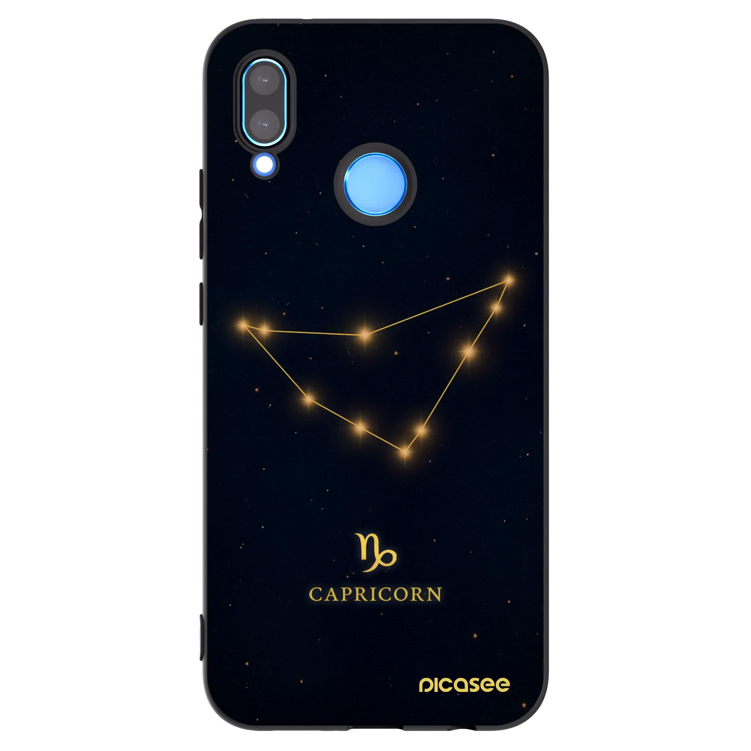 Picasee husă neagră din silicon pentru Huawei P20 Lite - CAPRICORN