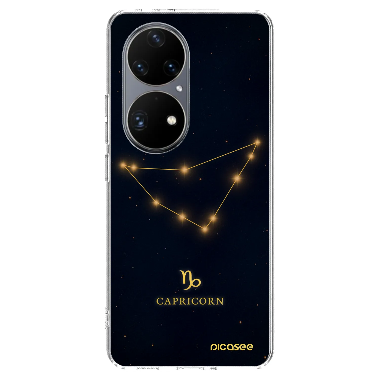 Picasee husă transparentă din silicon pentru Huawei P50 - CAPRICORN