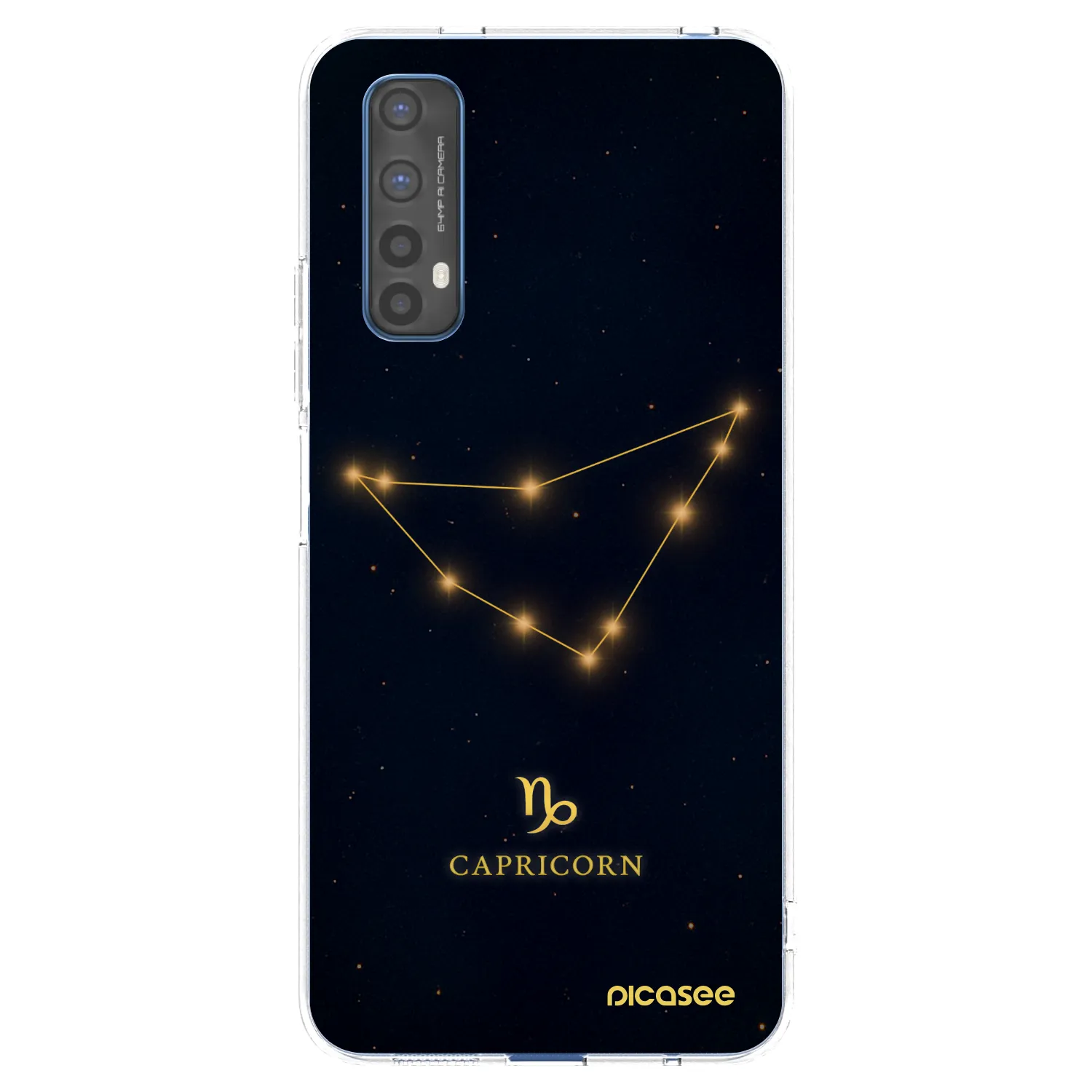 Picasee husă transparentă din silicon pentru Realme 7 - CAPRICORN