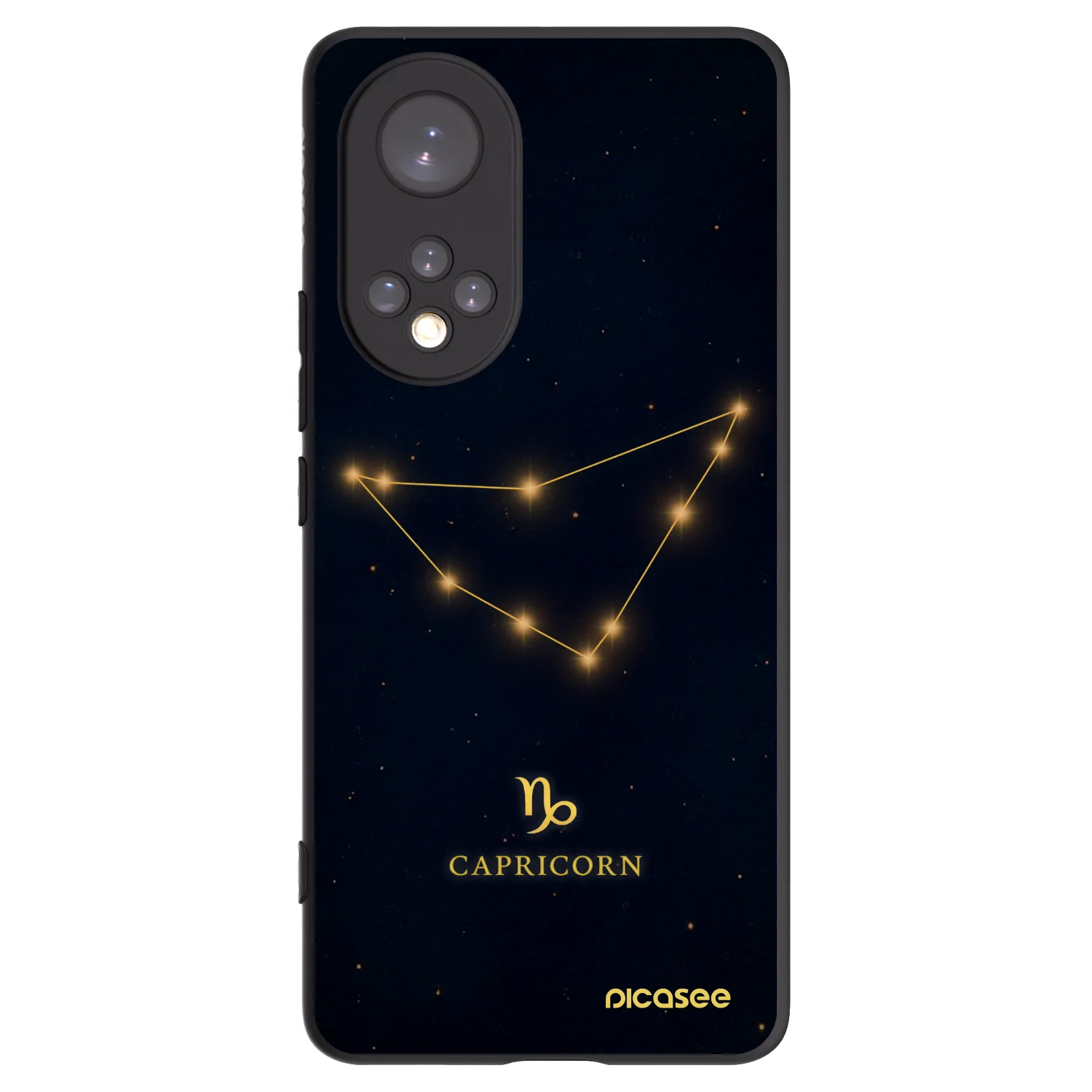 Picasee husă neagră din silicon pentru Huawei Nova 9 - CAPRICORN