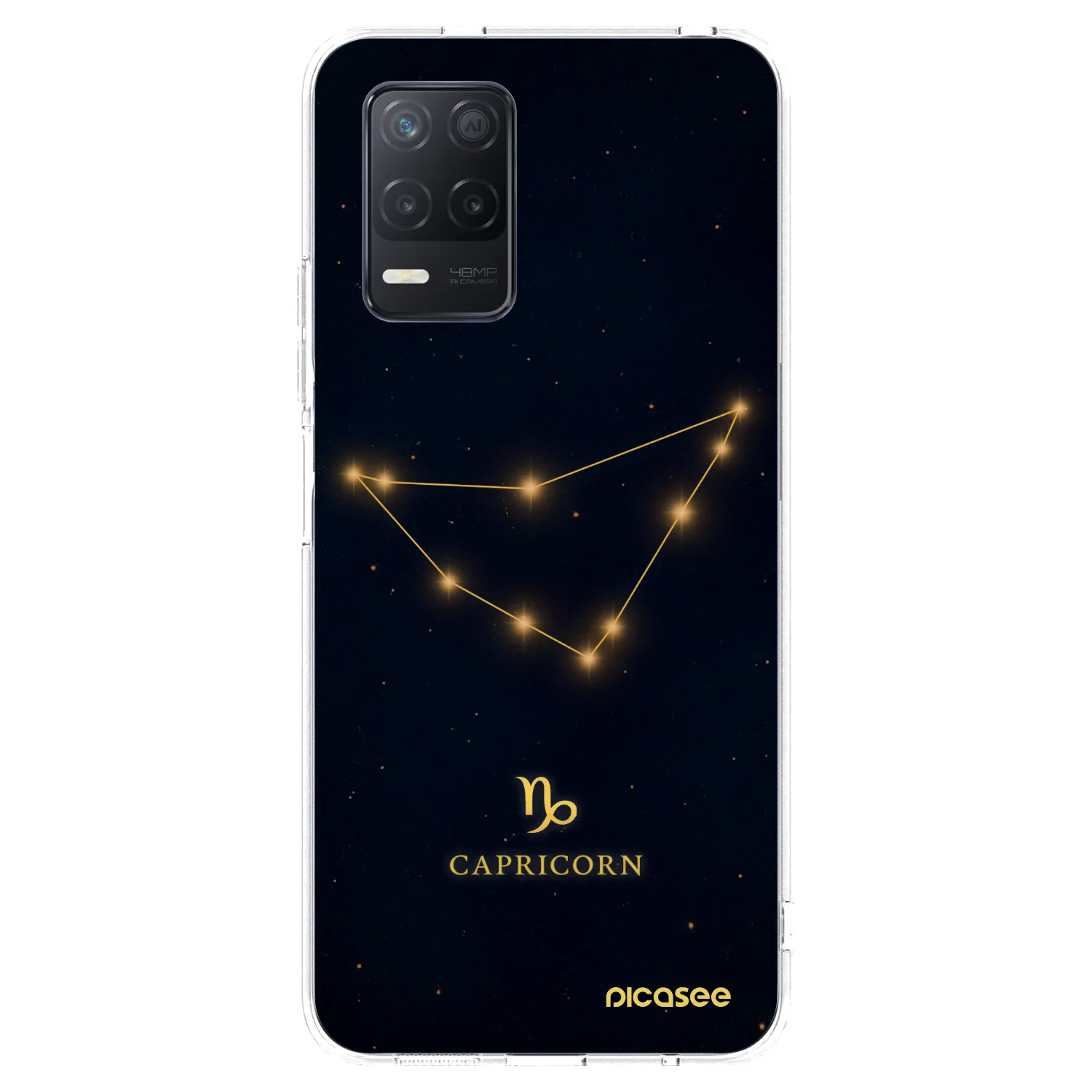 Picasee husă transparentă din silicon pentru Realme 8 5G - CAPRICORN