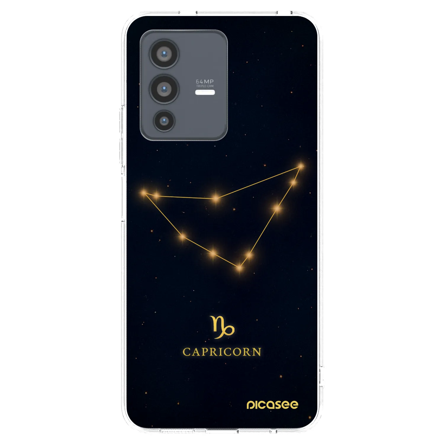 Picasee husă transparentă din silicon pentru Vivo V23 5G - CAPRICORN