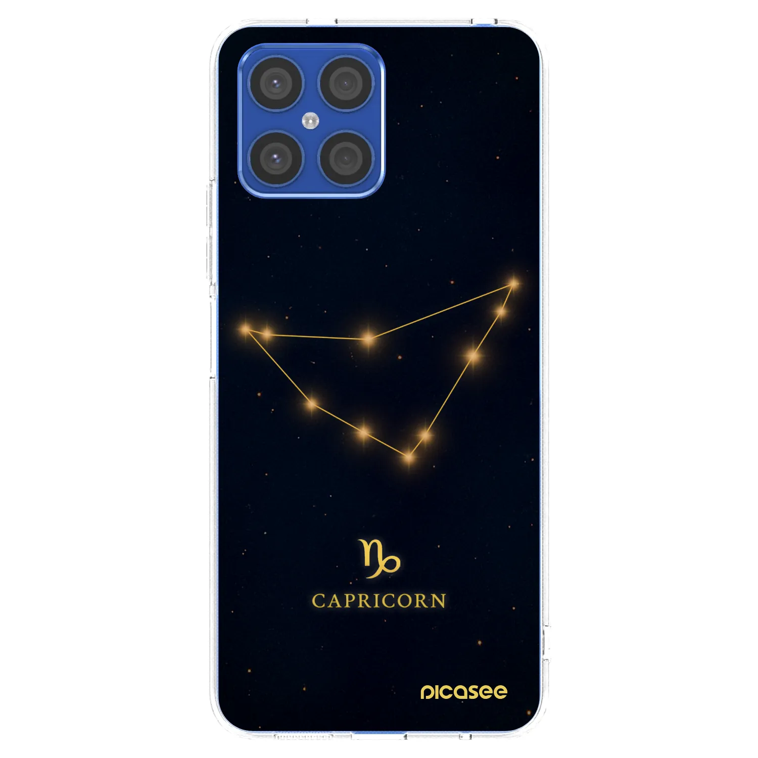 Picasee husă transparentă din silicon pentru Honor X8 4G - CAPRICORN