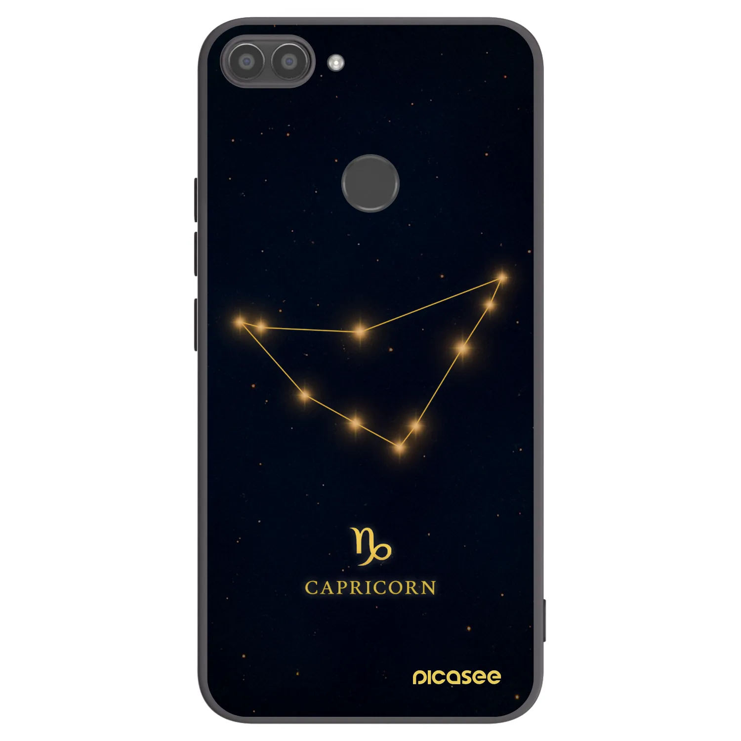 Picasee husă neagră din silicon pentru Huawei P Smart - CAPRICORN