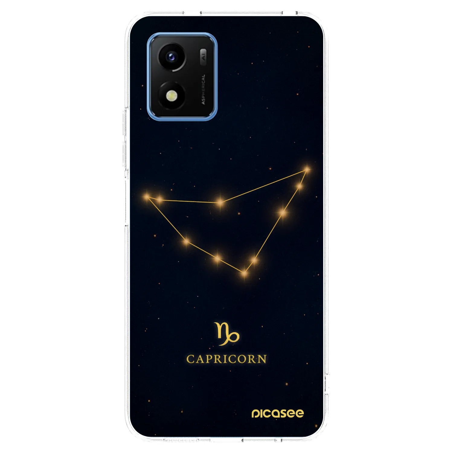 Picasee husă transparentă din silicon pentru Vivo Y01 - CAPRICORN