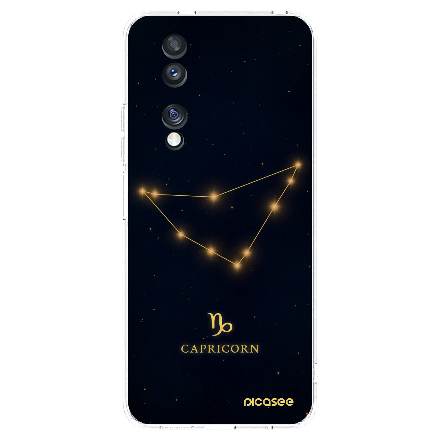 Picasee husă transparentă din silicon pentru Honor 70 - CAPRICORN