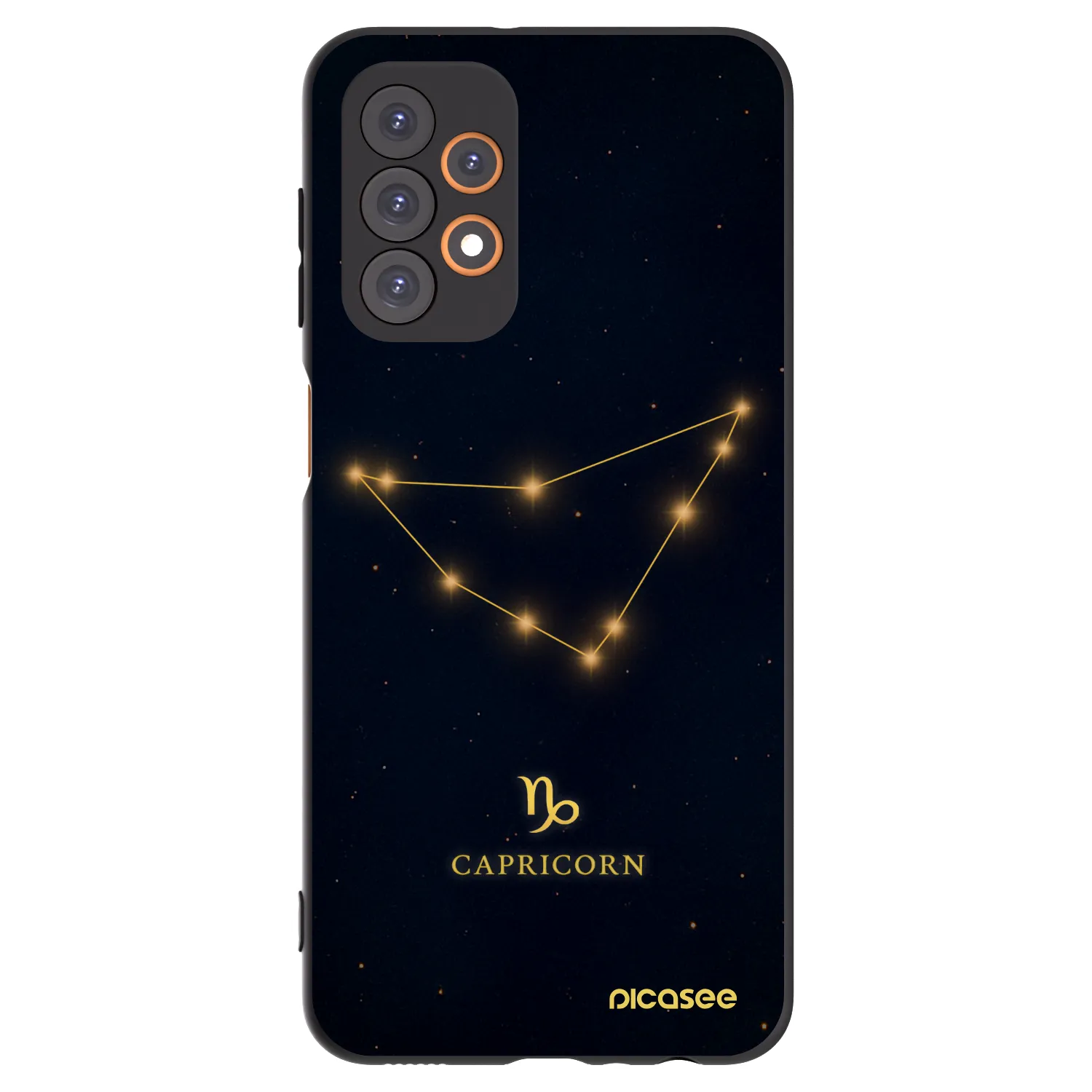 Picasee husă neagră din silicon pentru Samsung Galaxy A23 A235F 4G - CAPRICORN
