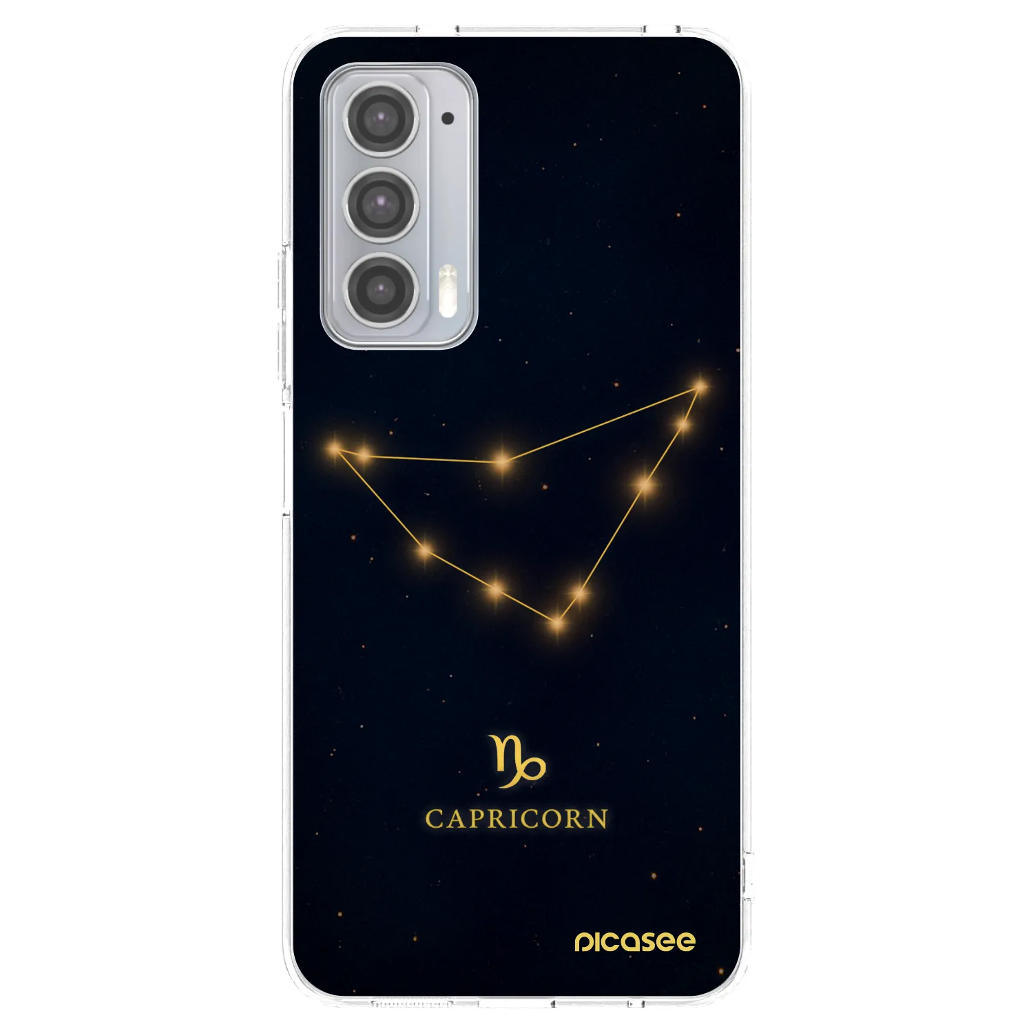 Picasee husă transparentă din silicon pentru Motorola Edge 20 - CAPRICORN