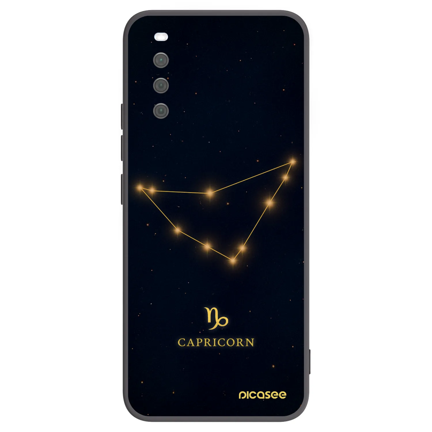 Picasee husă neagră din silicon pentru Sony Xperia 10 III - CAPRICORN