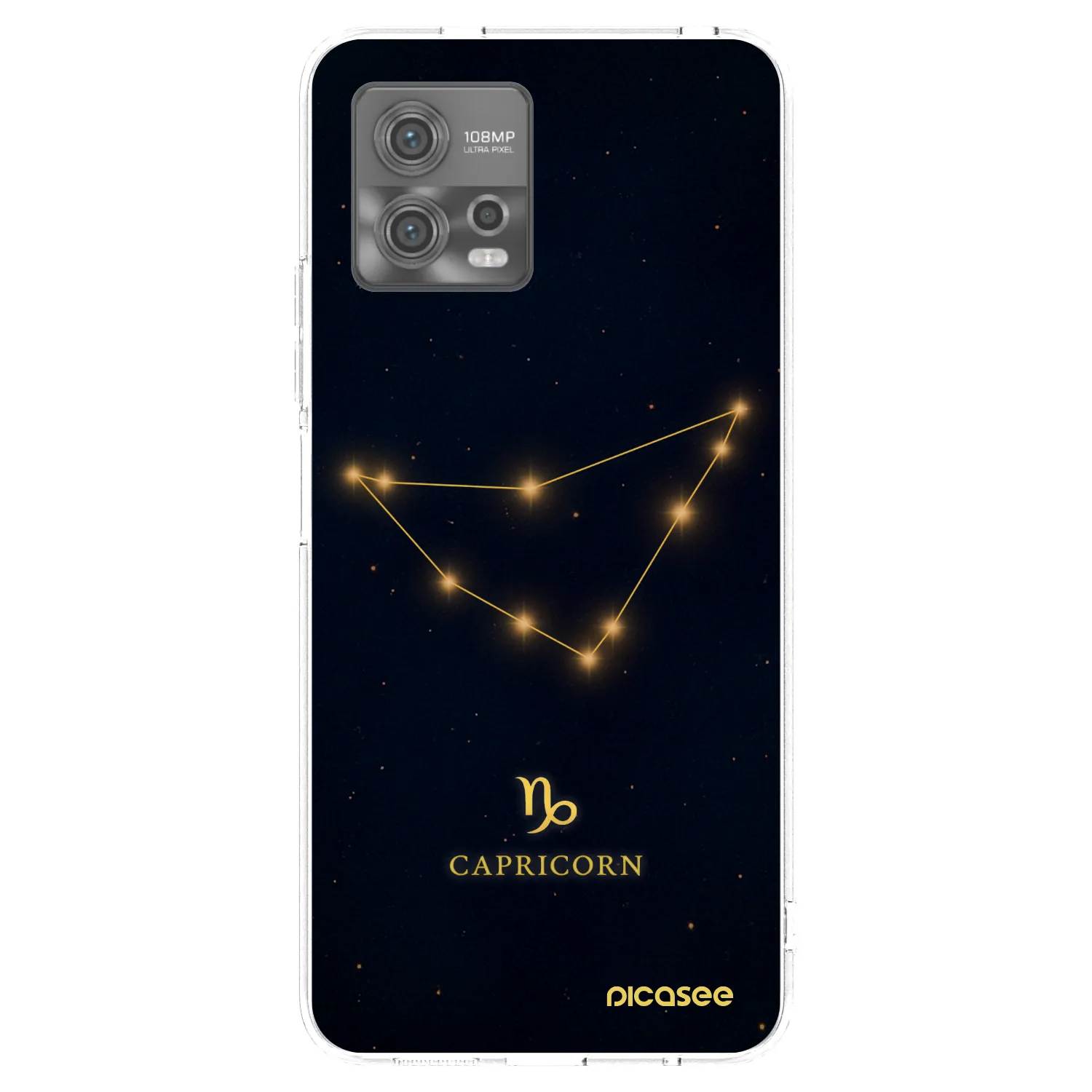 Picasee husă transparentă din silicon pentru Motorola Moto G72 - CAPRICORN