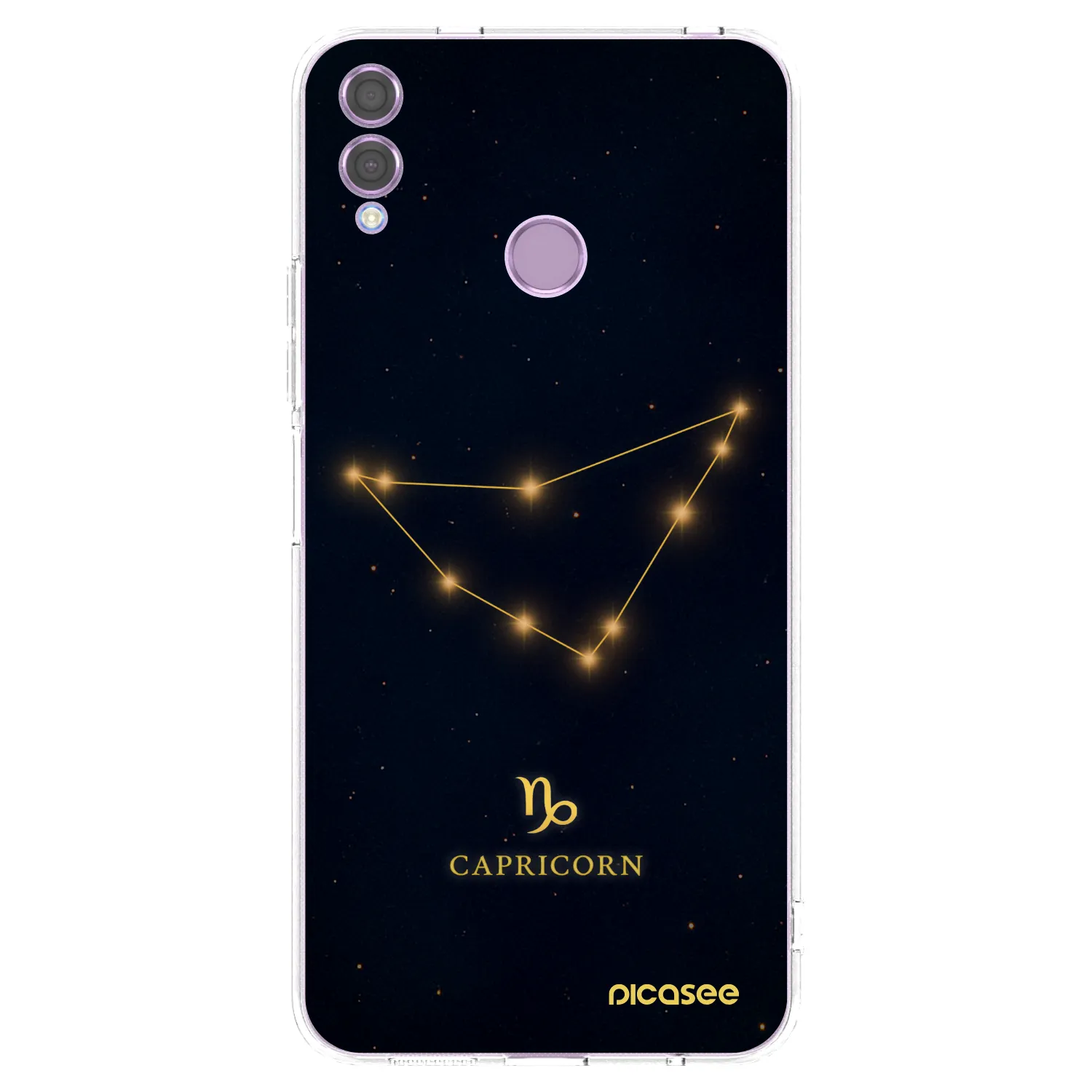 Picasee husă transparentă din silicon pentru Honor 8X - CAPRICORN