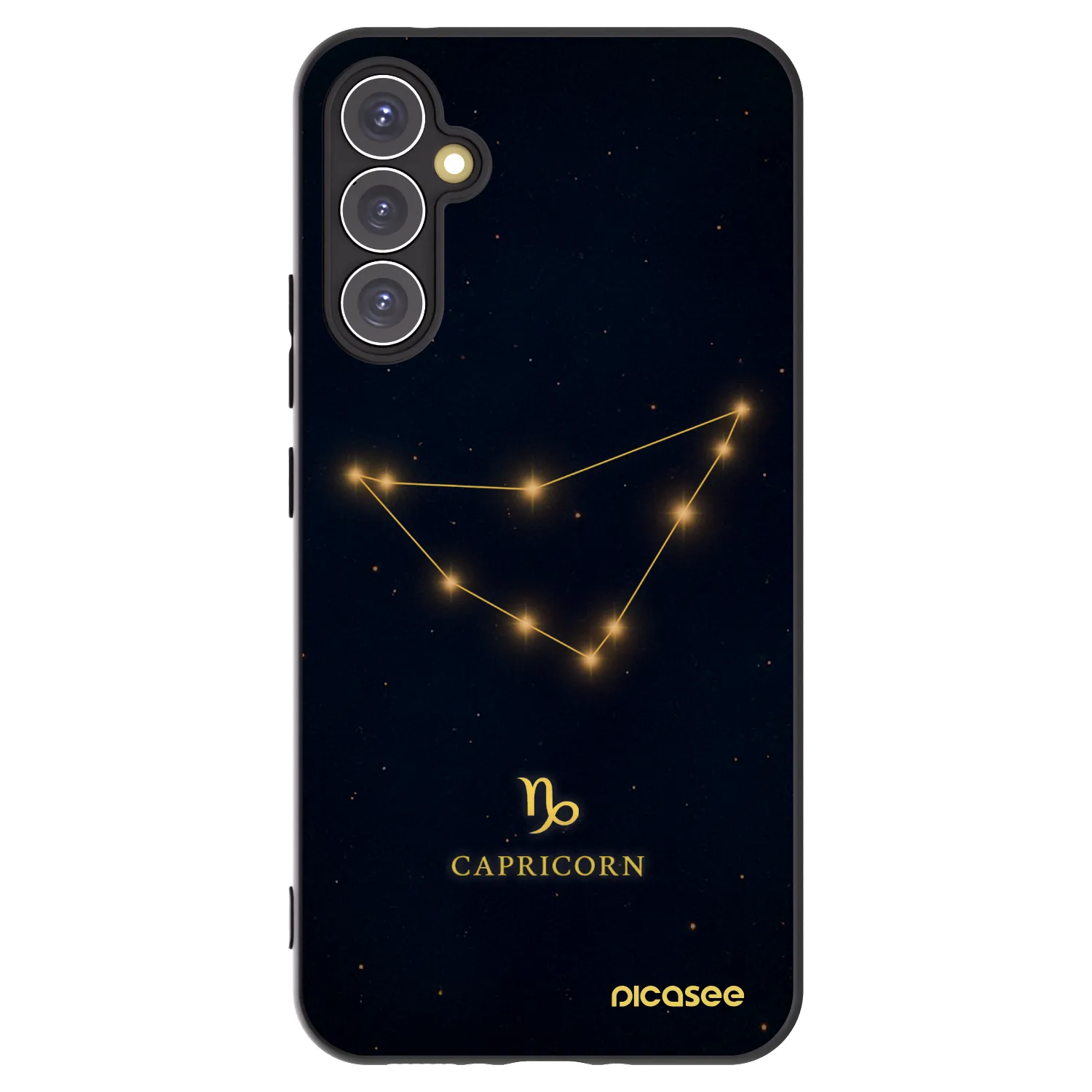 Picasee husă neagră din silicon pentru Samsung Galaxy A34 5G A346B - CAPRICORN