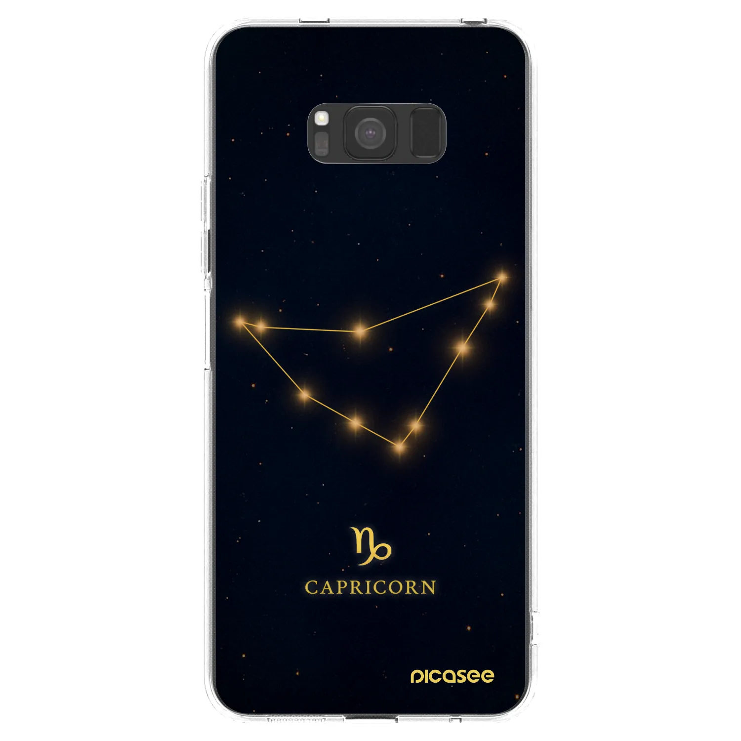 Picasee husă transparentă din silicon pentru Samsung Galaxy S8 G950F - CAPRICORN