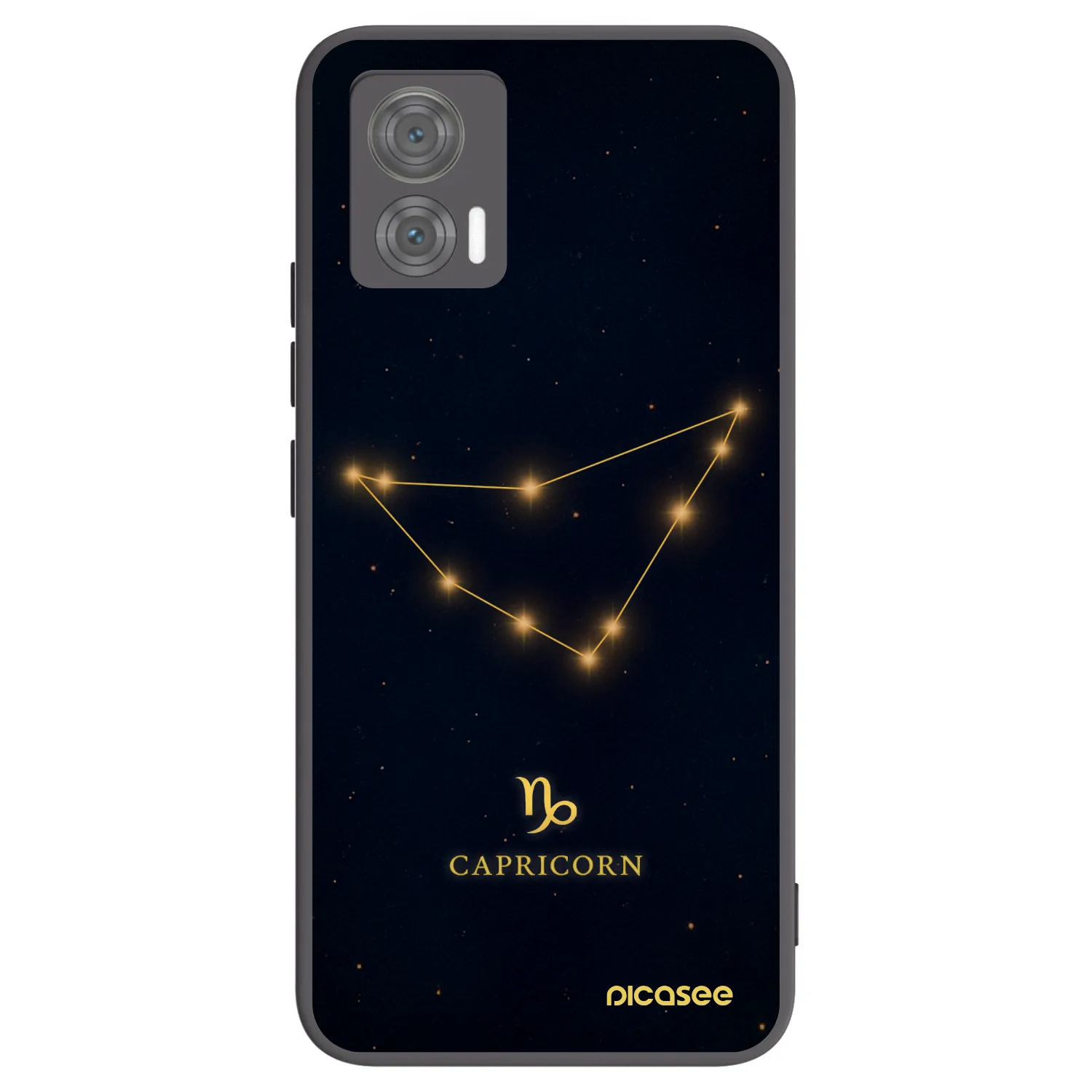 Picasee husă neagră din silicon pentru Motorola Edge 30 Neo - CAPRICORN