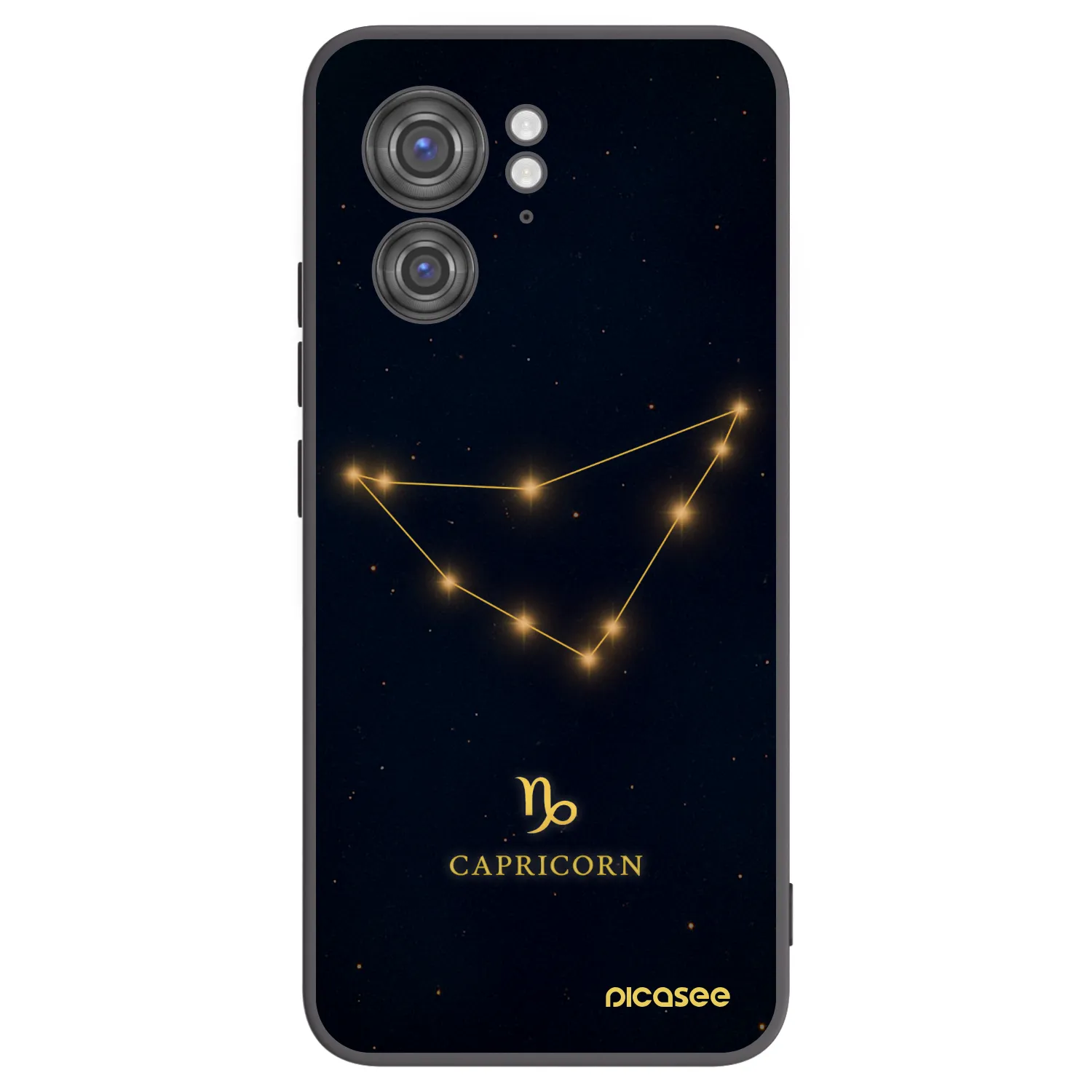 Picasee husă neagră din silicon pentru Motorola Edge 40 - CAPRICORN