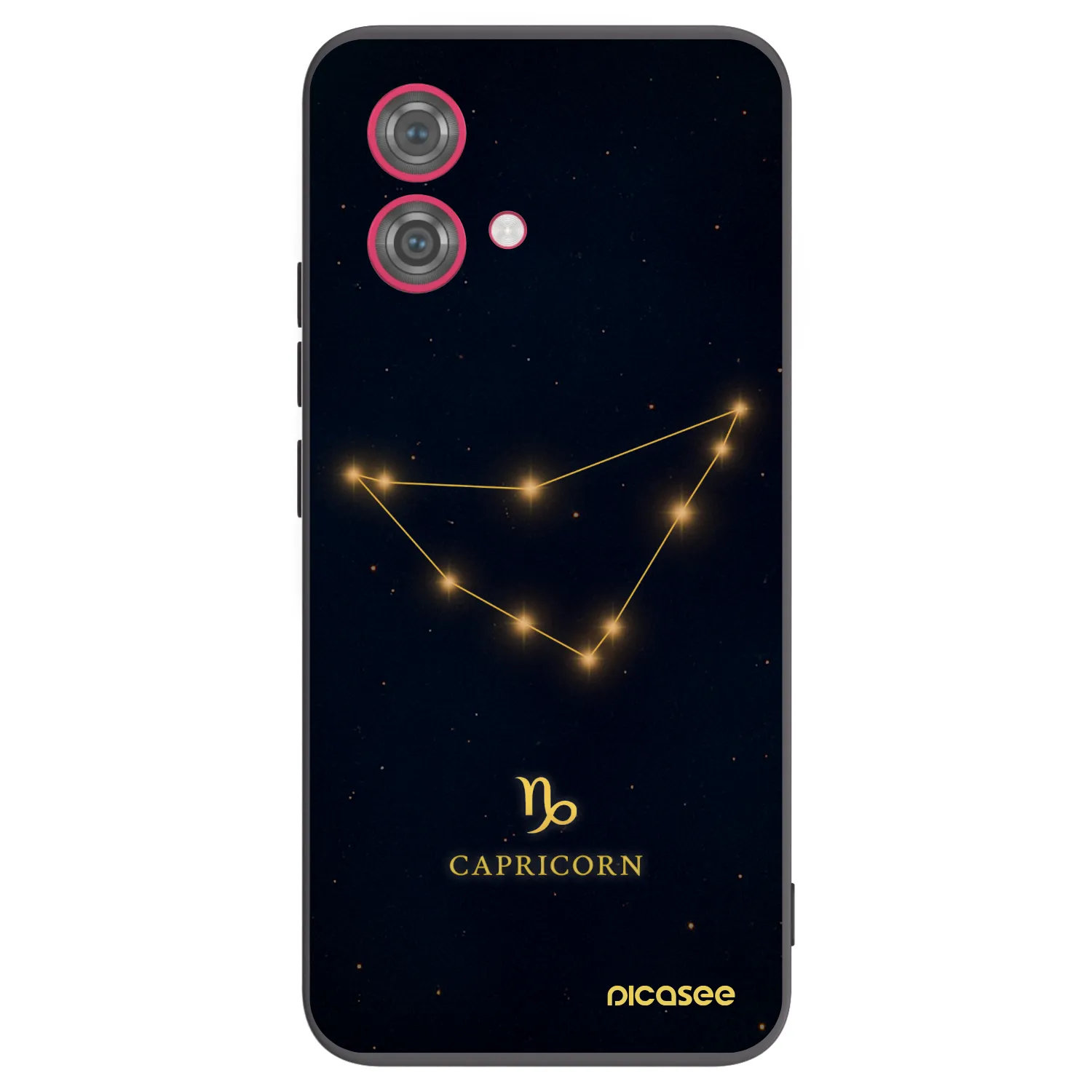 Picasee husă neagră din silicon pentru Motorola Moto G84 5G - CAPRICORN