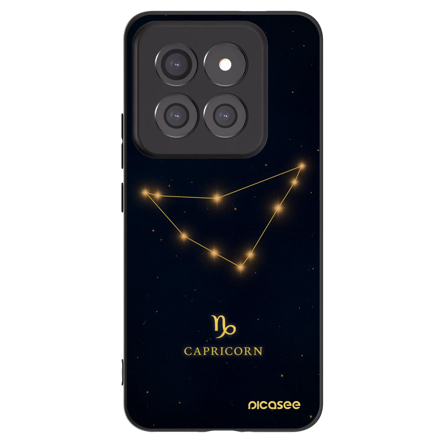 Picasee husă neagră din silicon pentru Xiaomi 14 Pro - CAPRICORN