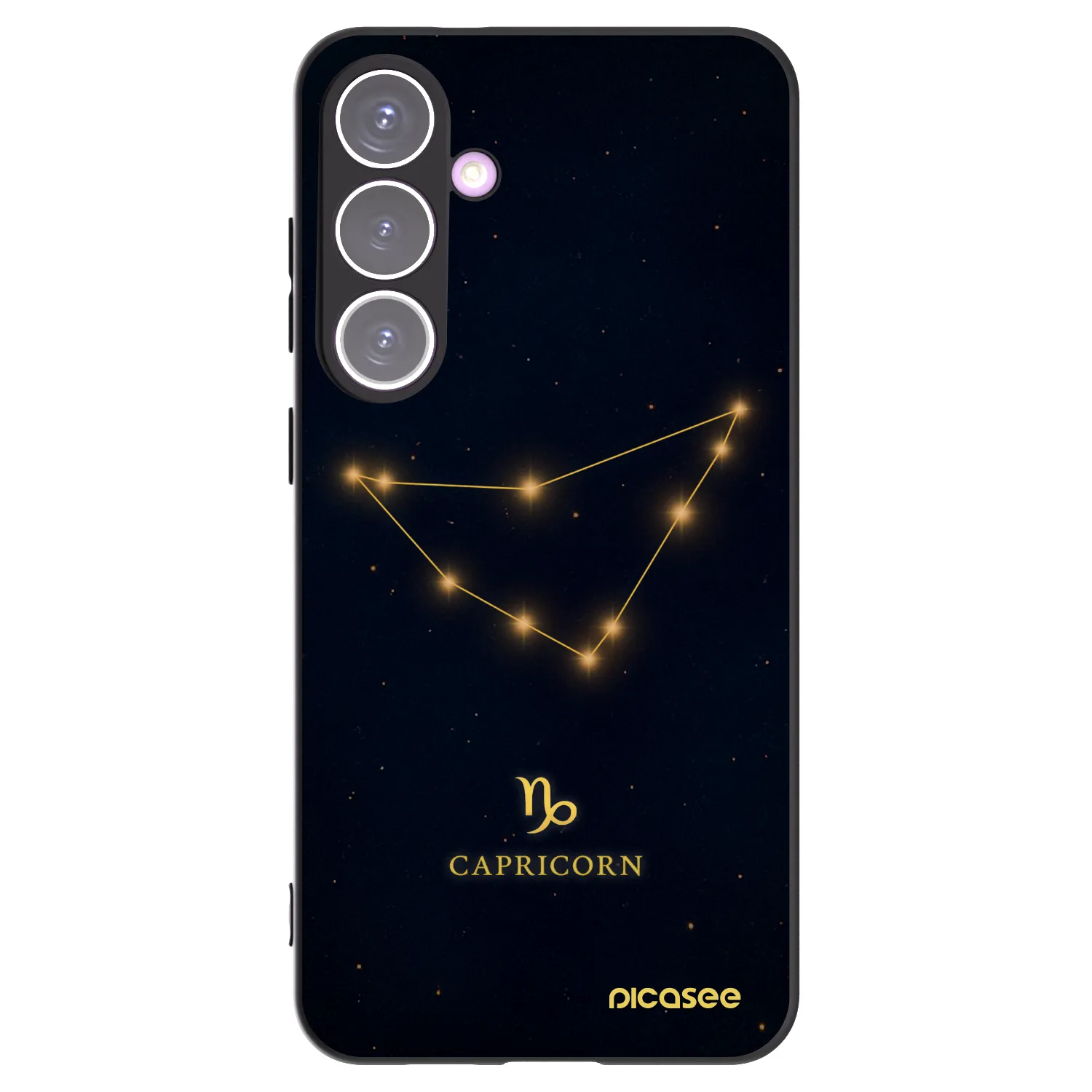 Picasee husă neagră din silicon pentru Samsung Galaxy S24+ S926B 5G - CAPRICORN