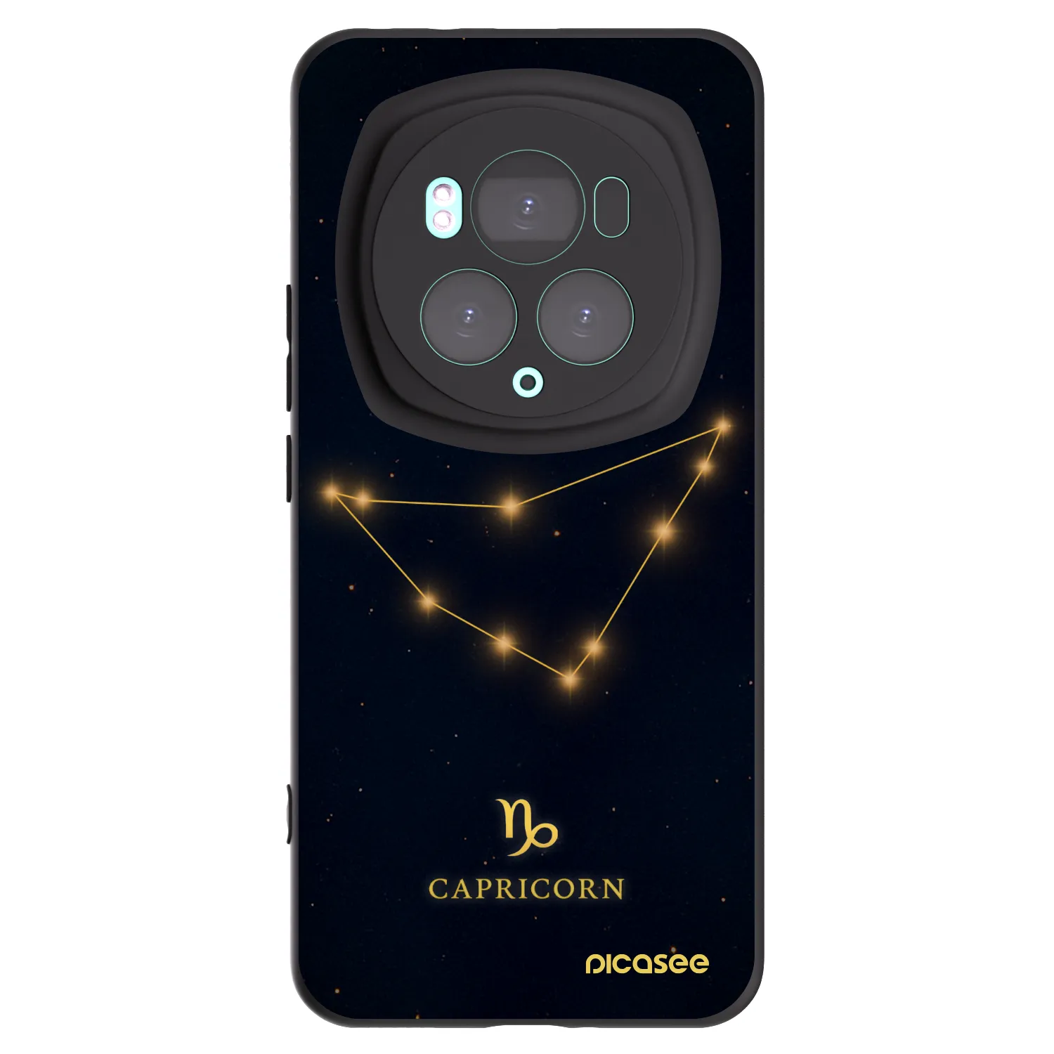 Picasee husă neagră din silicon pentru Honor Magic6 Pro - CAPRICORN