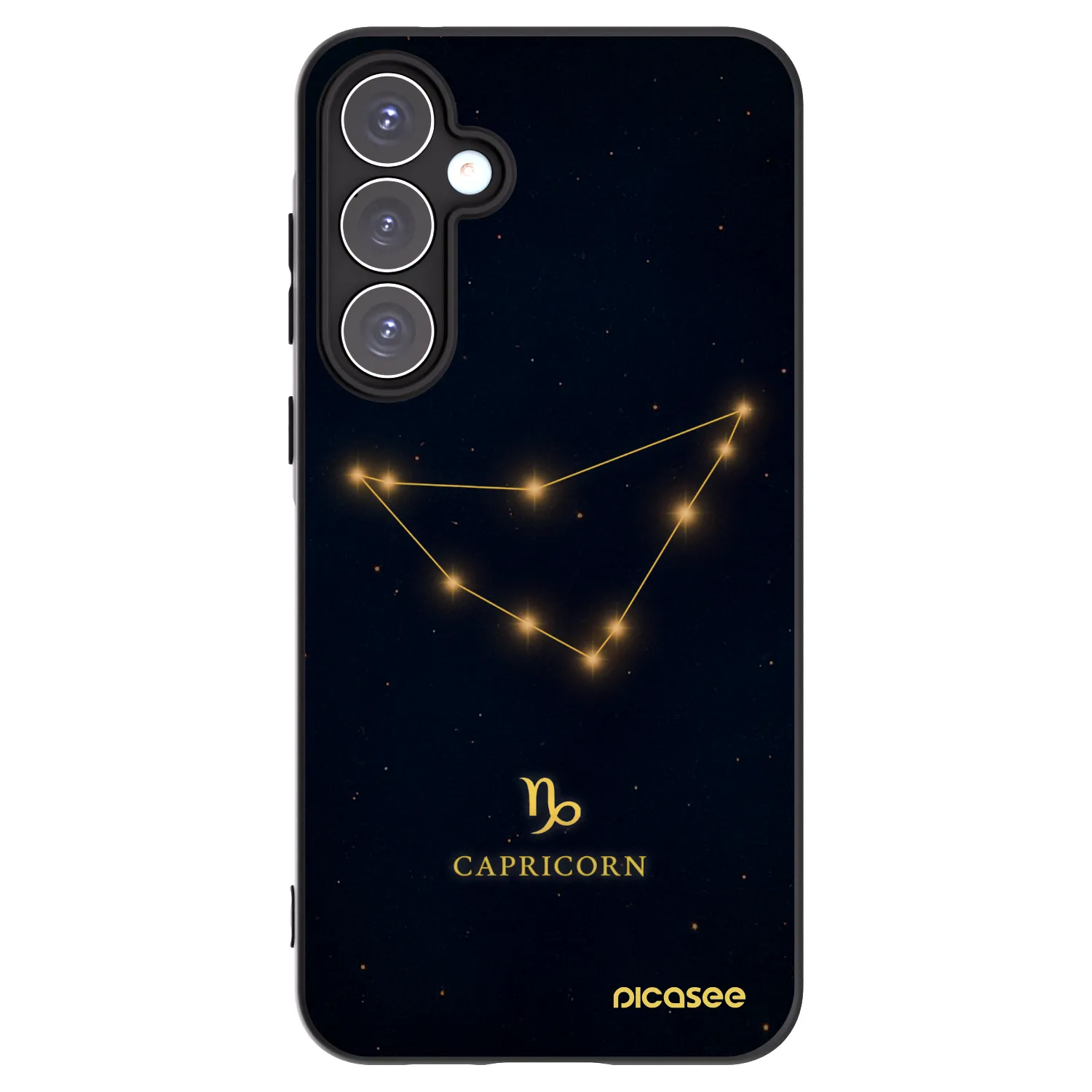 Picasee husă neagră din silicon pentru Samsung Galaxy A55 5G A556B - CAPRICORN