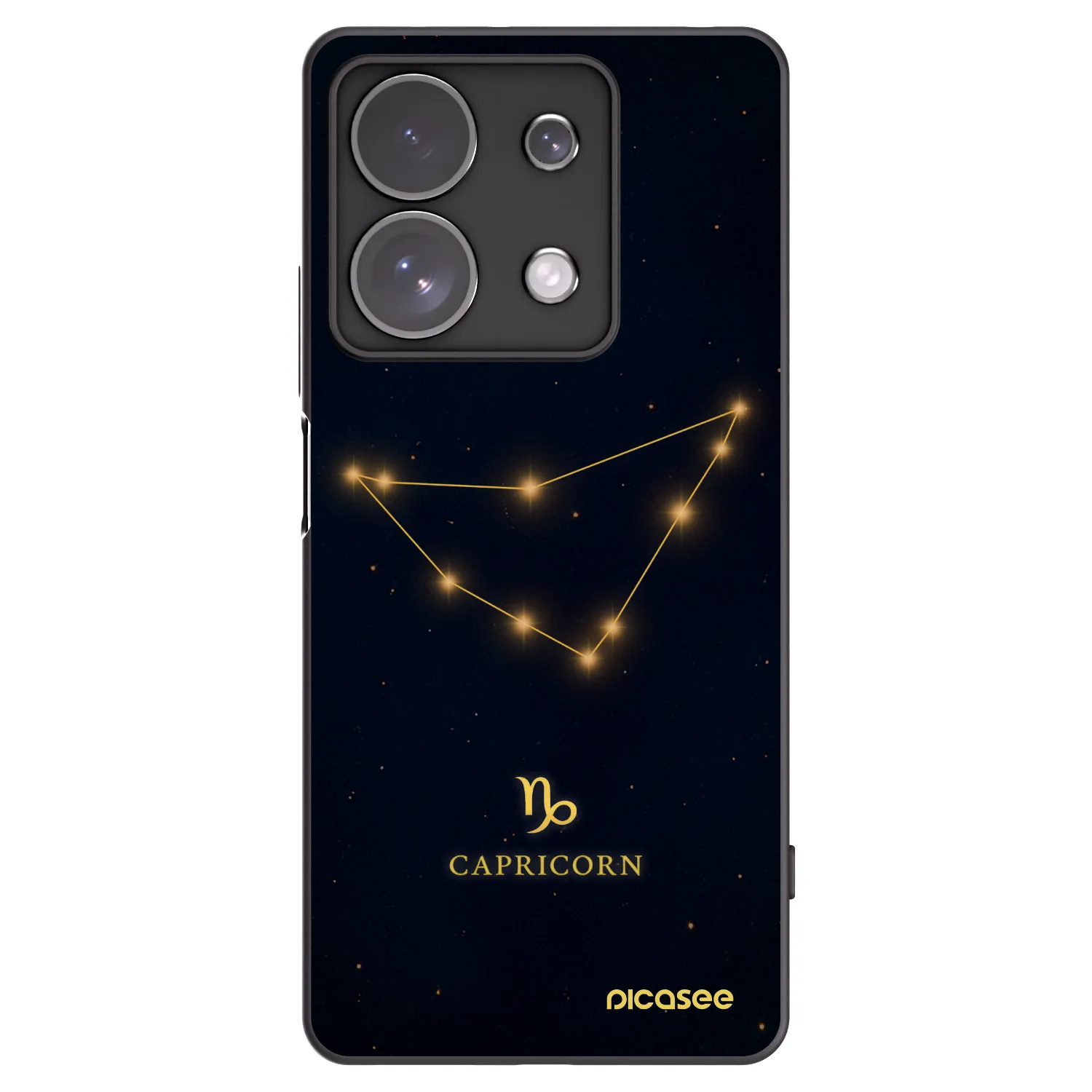 Picasee husă neagră din silicon pentru Xiaomi Redmi Note 13 Pro 4G - CAPRICORN