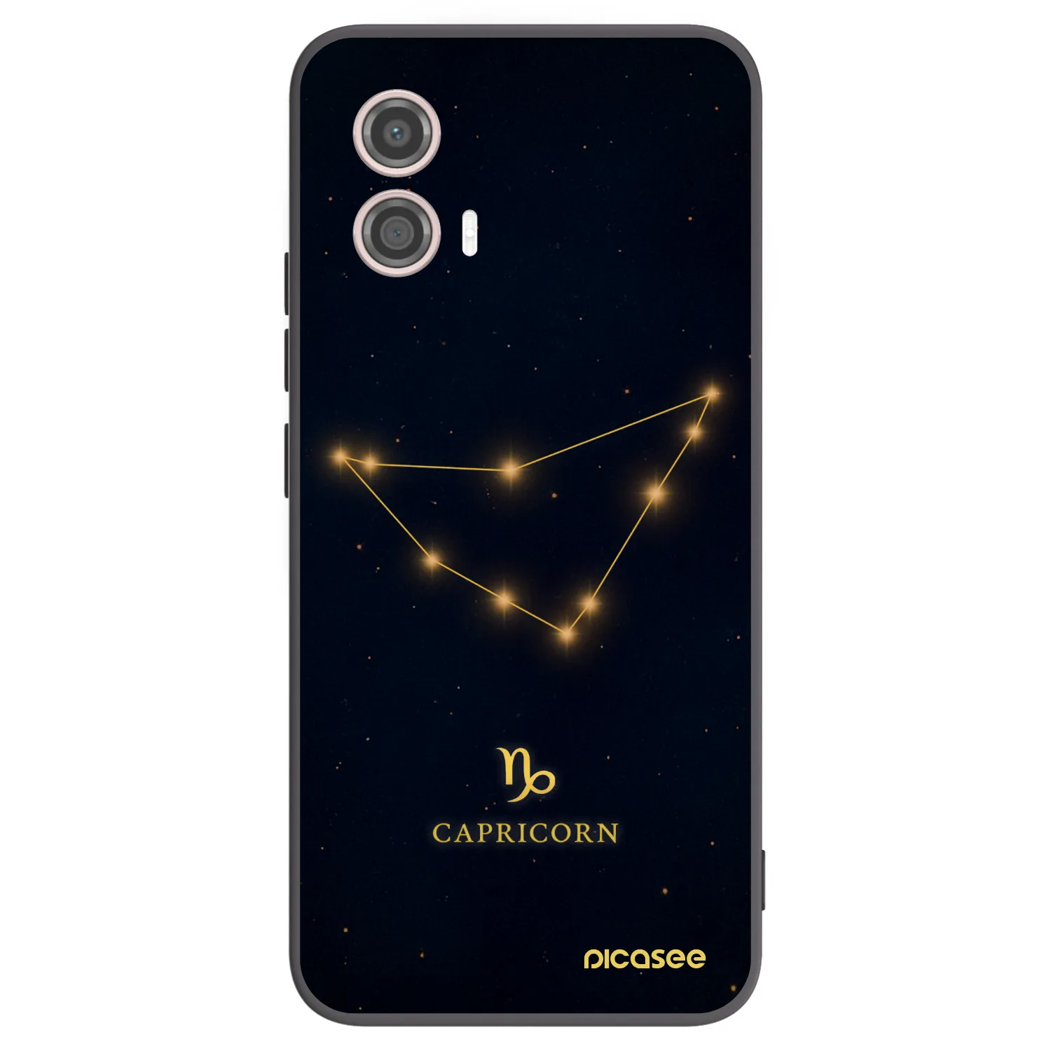 Picasee husă neagră din silicon pentru Motorola Moto G53 5G - CAPRICORN
