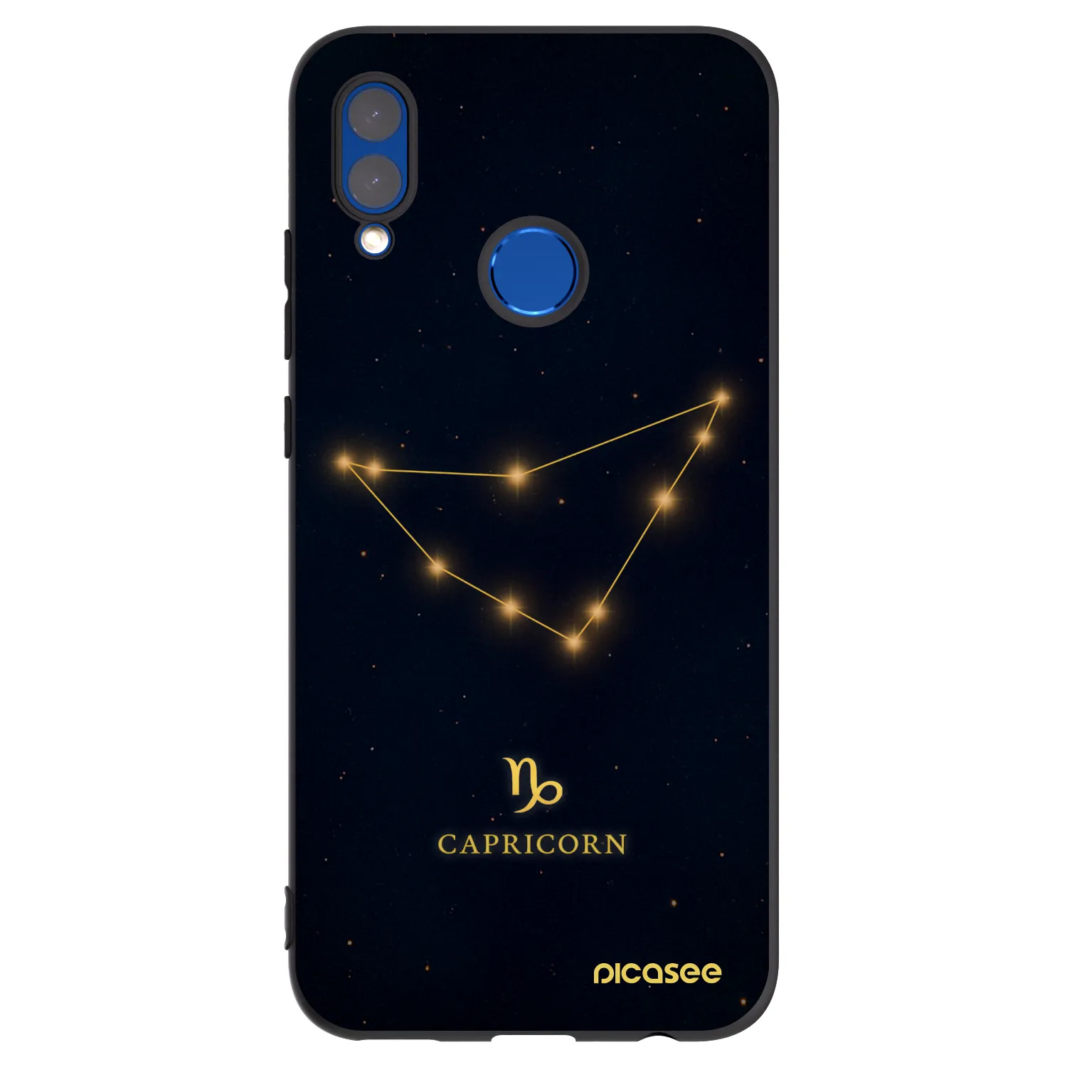 Picasee husă neagră din silicon pentru Honor 10 Lite - CAPRICORN
