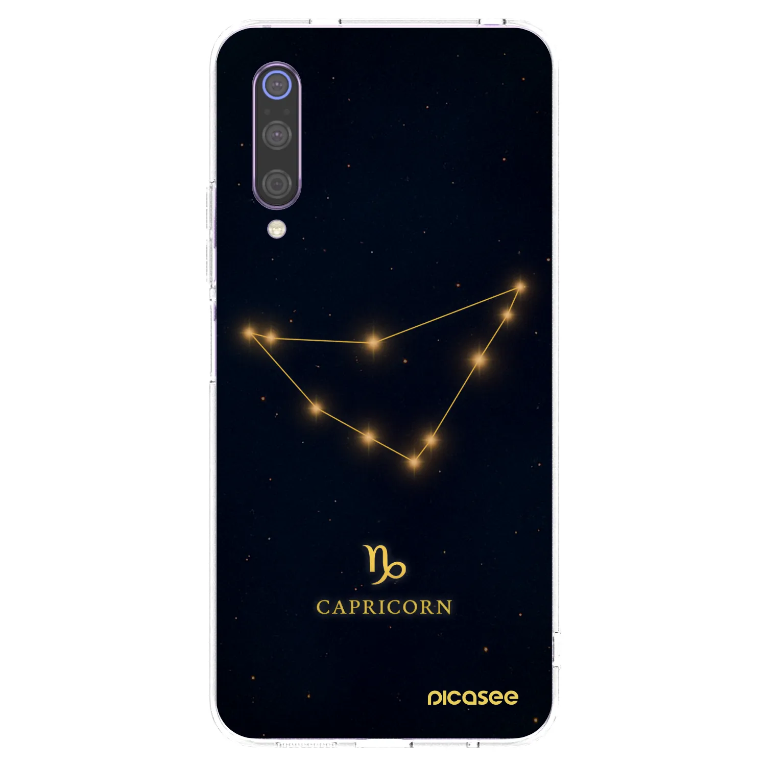 Picasee husă transparentă din silicon pentru Xiaomi Mi 9 - CAPRICORN