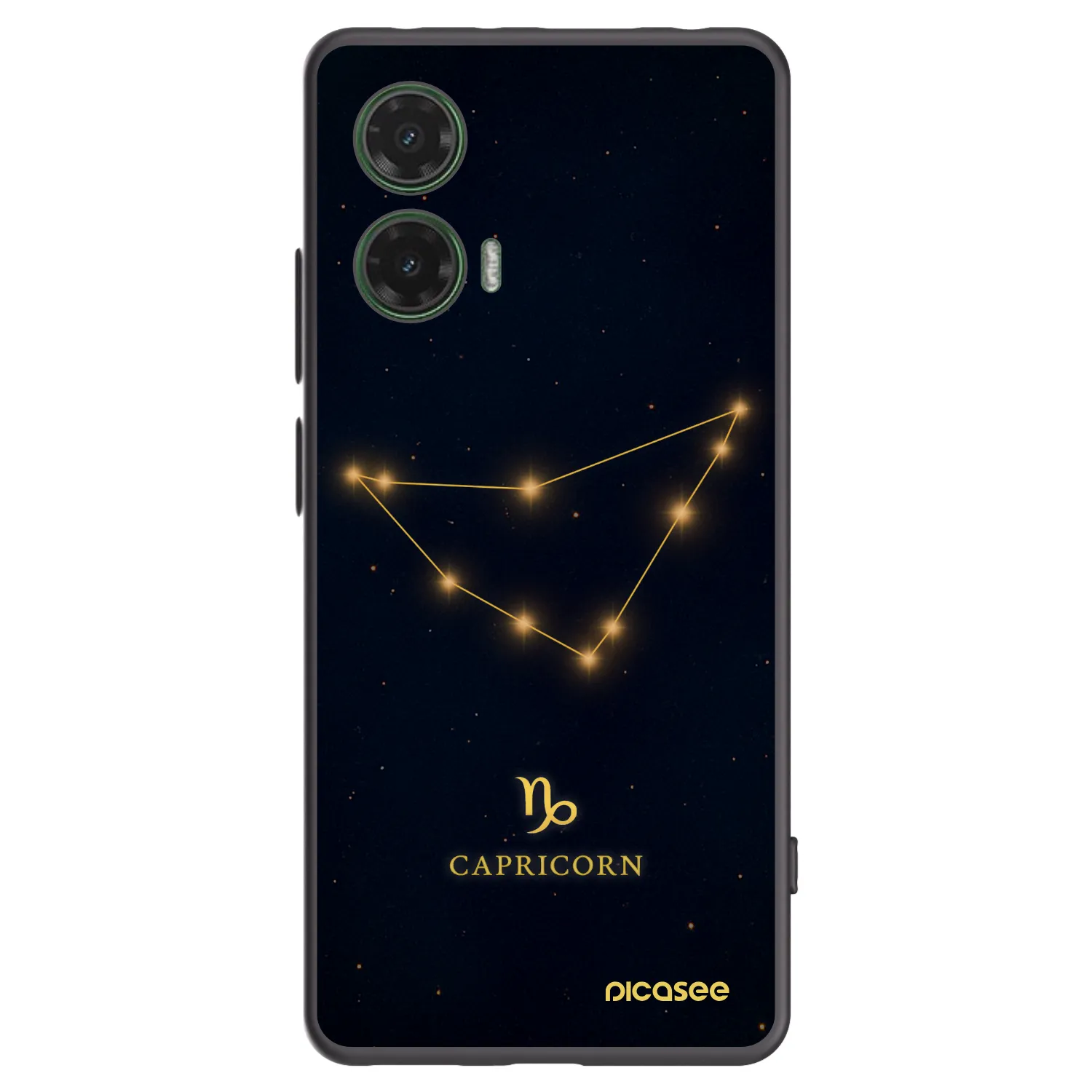 Picasee husă neagră din silicon pentru Motorola Moto G35 5G - CAPRICORN