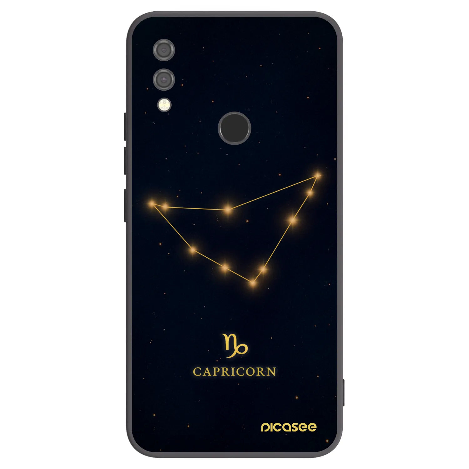 Picasee husă neagră din silicon pentru Xiaomi Redmi Note 7 - CAPRICORN