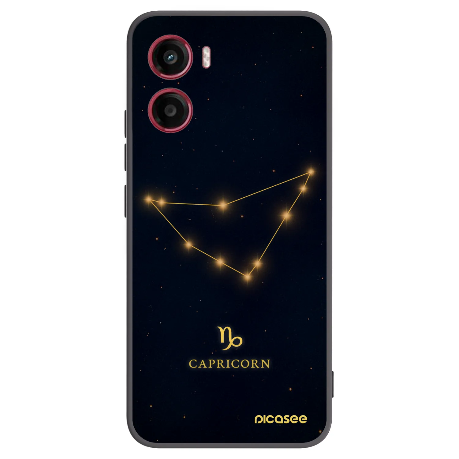 Picasee husă neagră din silicon pentru Motorola Moto G05 - CAPRICORN