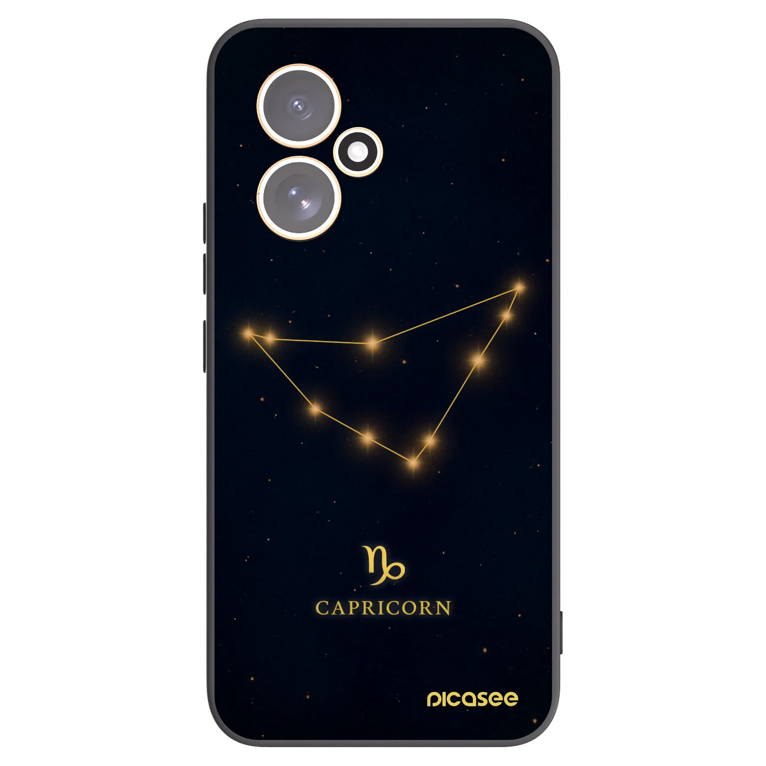 Picasee husă neagră din silicon pentru Honor 400 5G - CAPRICORN