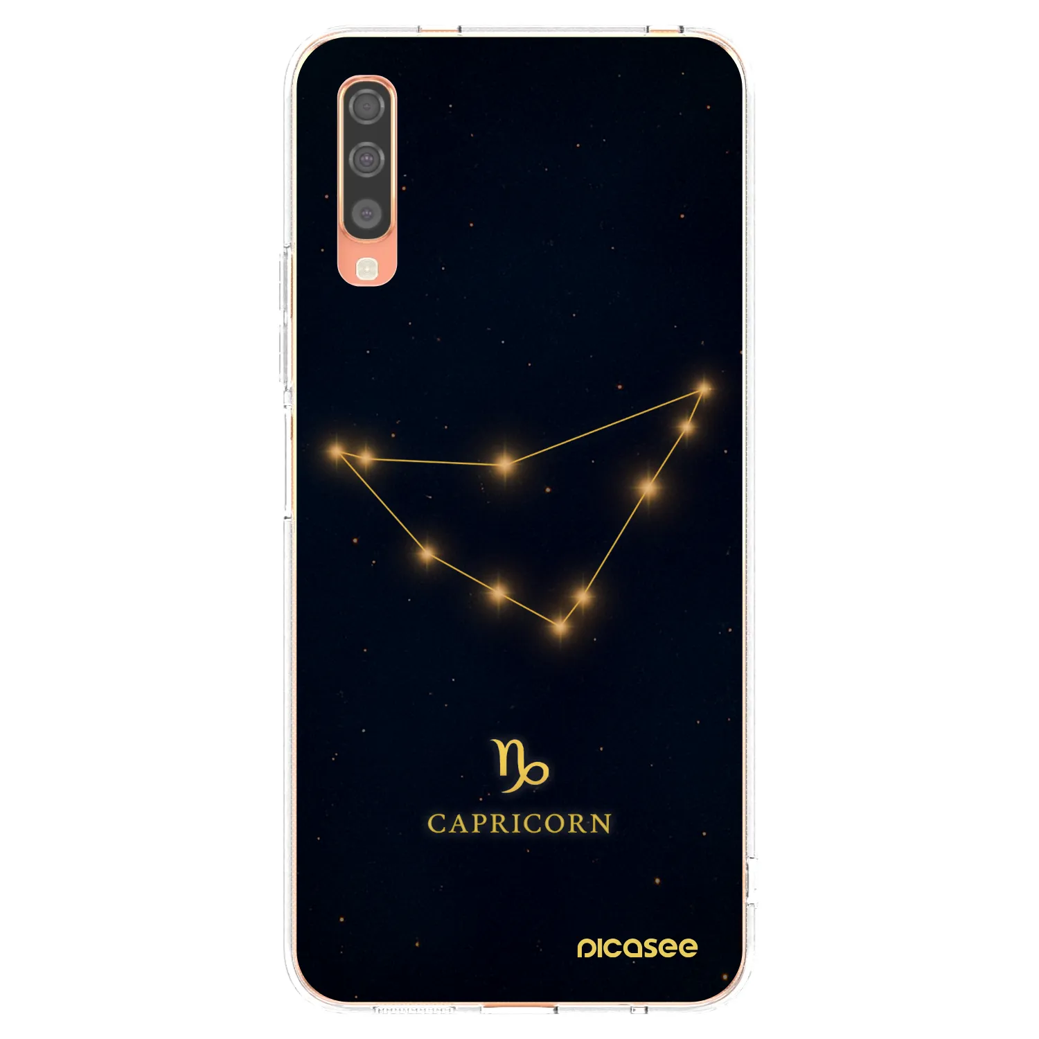 Picasee husă transparentă din silicon pentru Samsung Galaxy A70 A705F - CAPRICORN