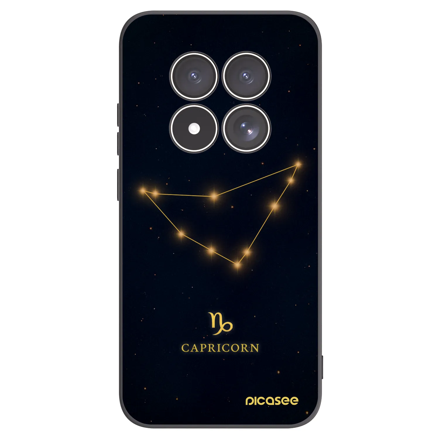 Picasee husă neagră din silicon pentru Xiaomi Redmi Note 15 Pro 4G - CAPRICORN