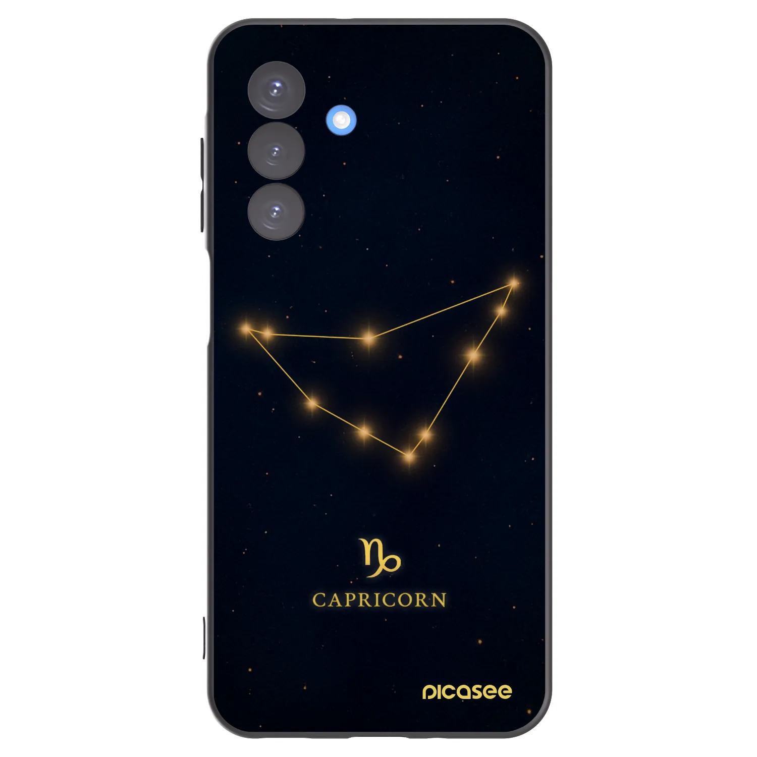 Picasee husă neagră din silicon pentru Samsung Galaxy A17 5G - CAPRICORN