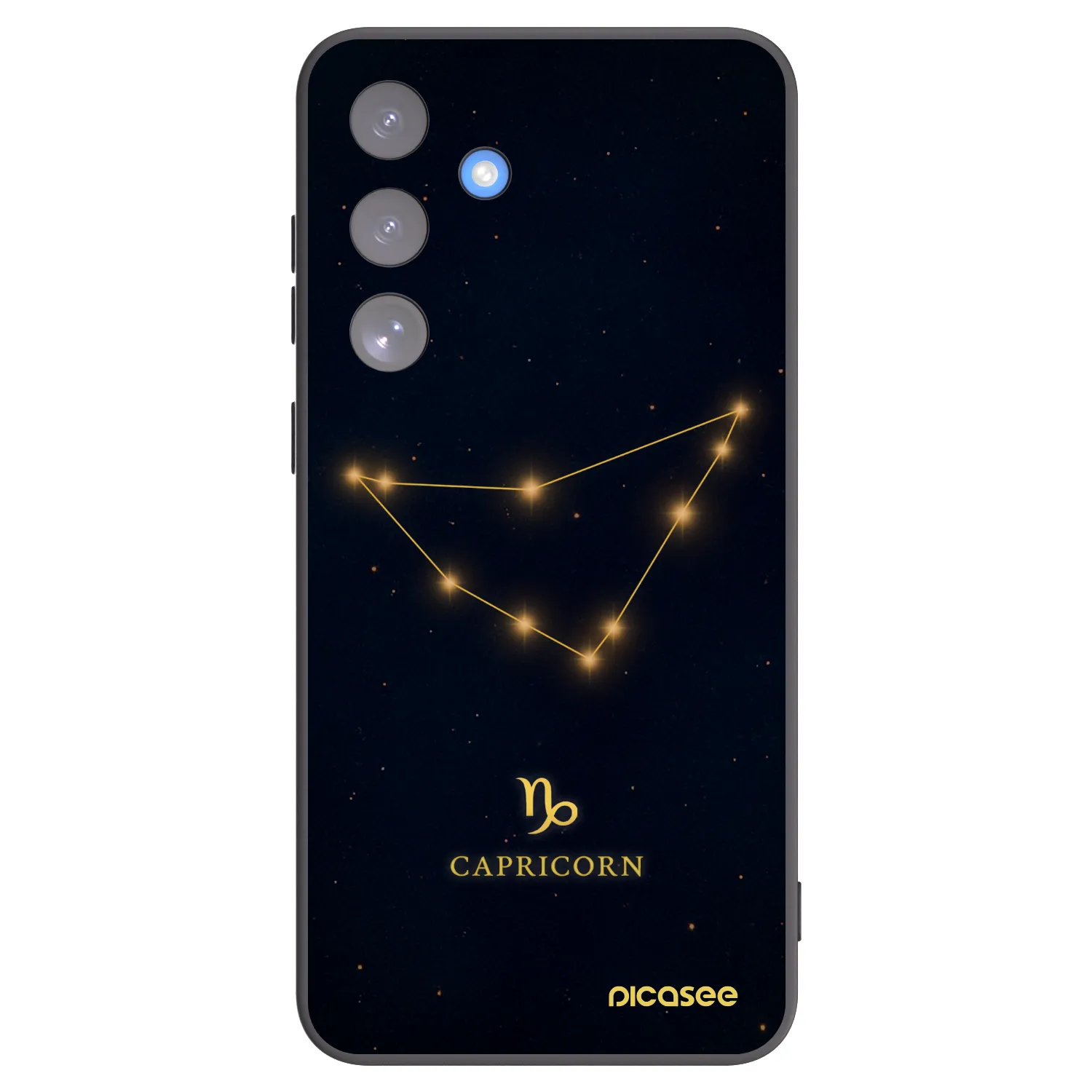 Picasee husă neagră din silicon pentru Samsung Galaxy S25 FE 5G - CAPRICORN