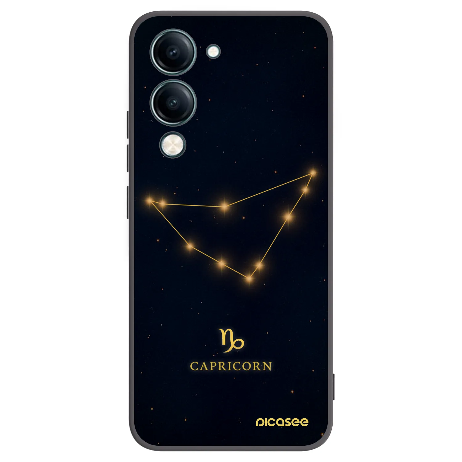 Picasee husă neagră din silicon pentru Vivo Y29s 5G - CAPRICORN