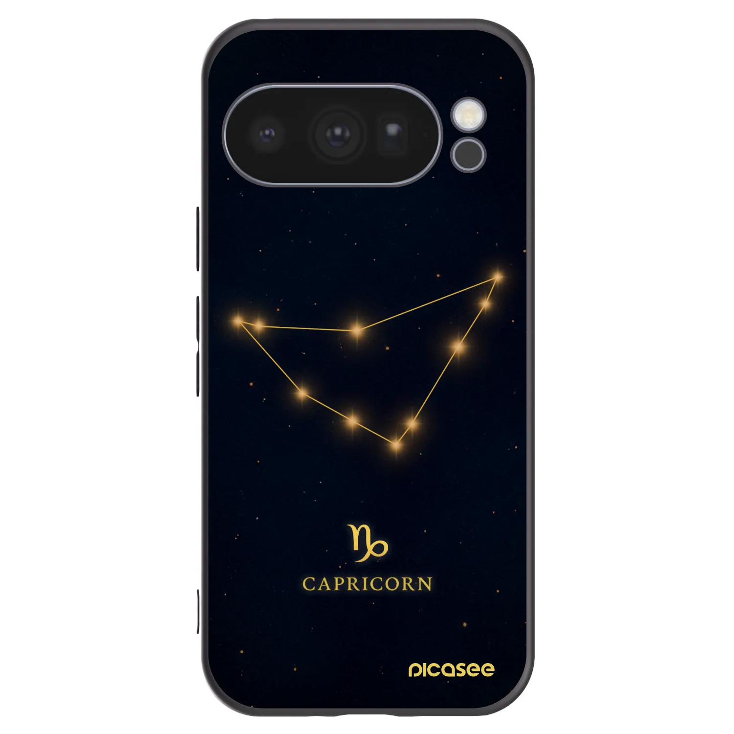 Picasee husă neagră din silicon pentru Google Pixel 10 Pro - CAPRICORN