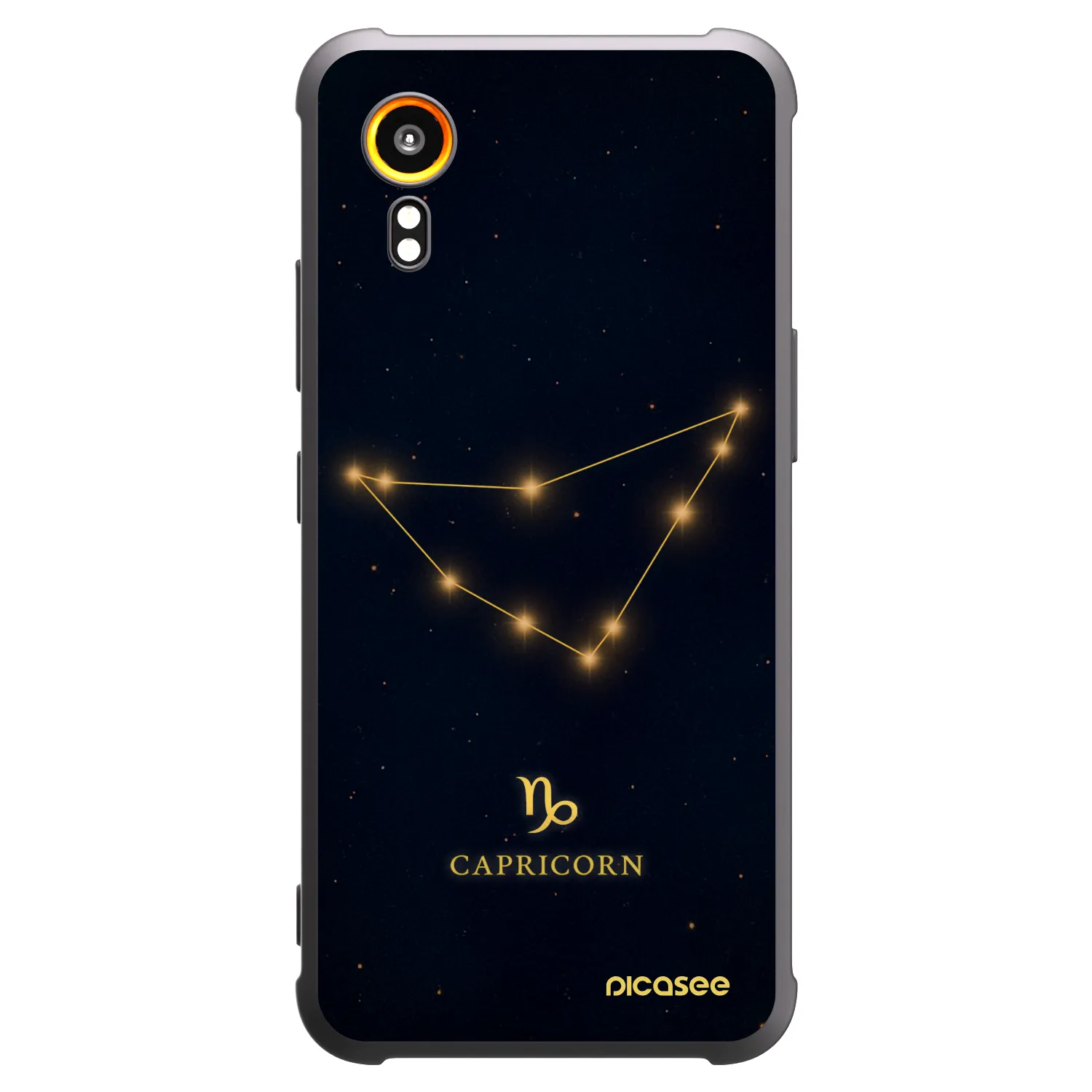 Picasee husă neagră din silicon pentru Samsung Galaxy Xcover 7 - CAPRICORN