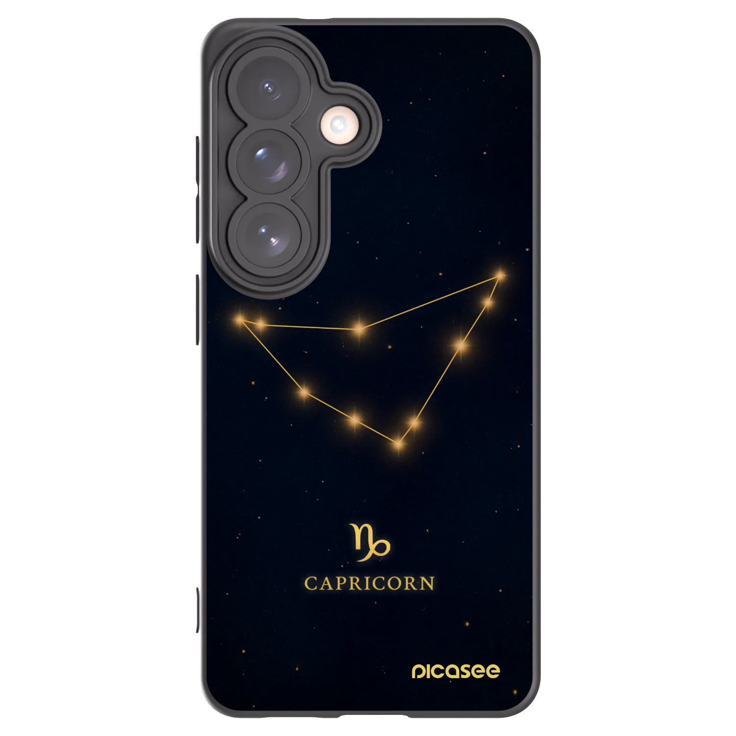 Picasee husă neagră din silicon pentru Samsung Galaxy S26 - CAPRICORN