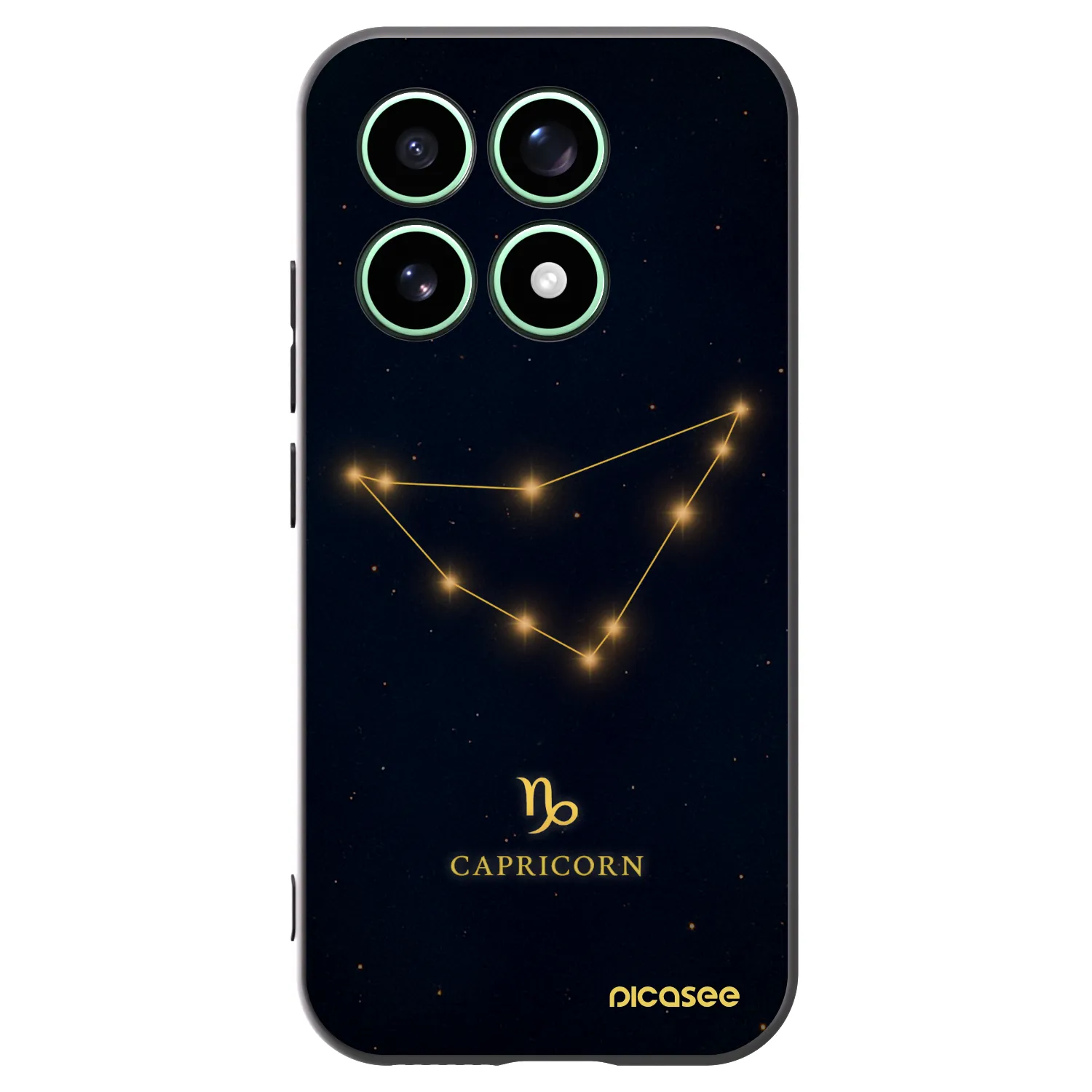 Picasee husă neagră din silicon pentru Xiaomi 17 - CAPRICORN