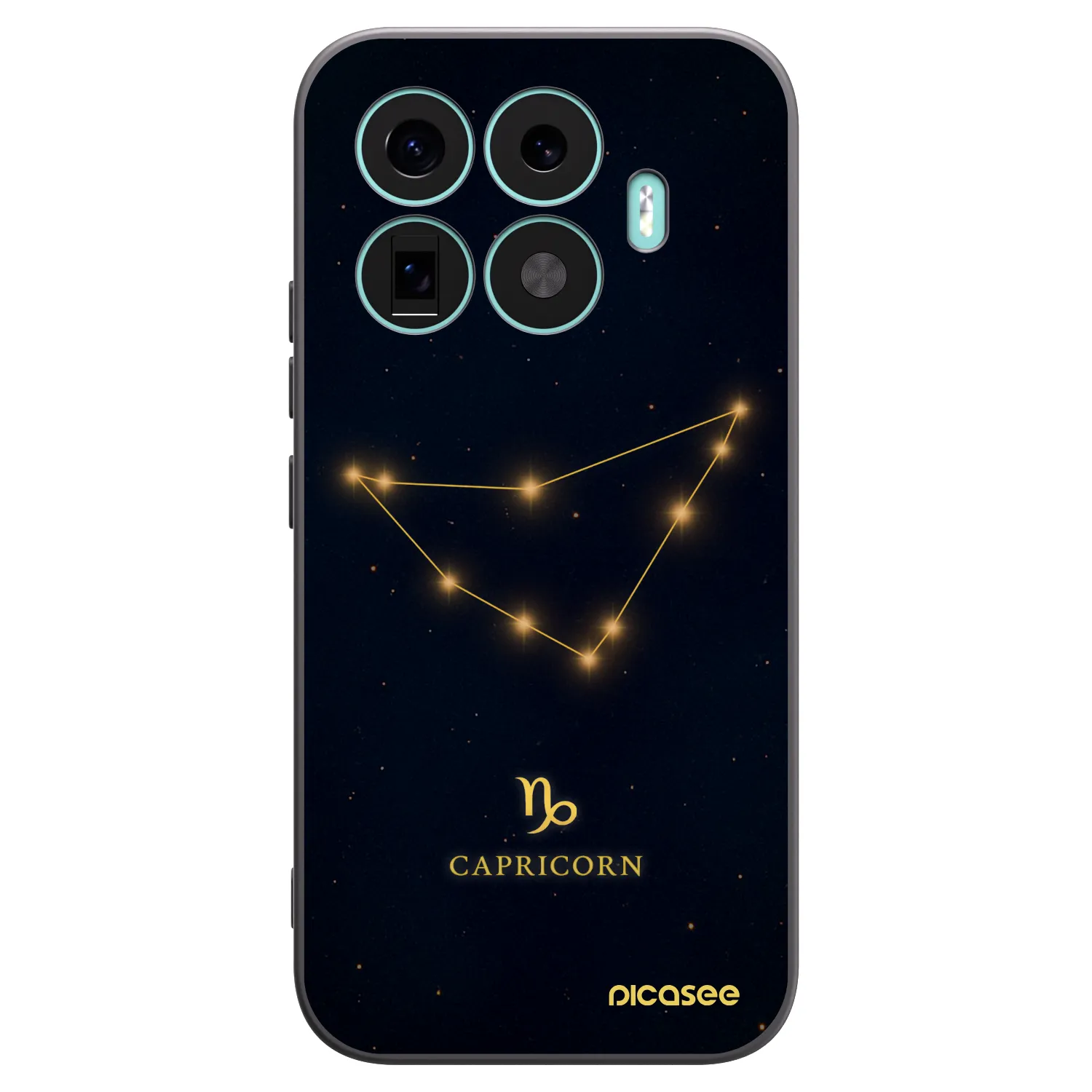 Picasee husă neagră din silicon pentru Xiaomi 17T - CAPRICORN