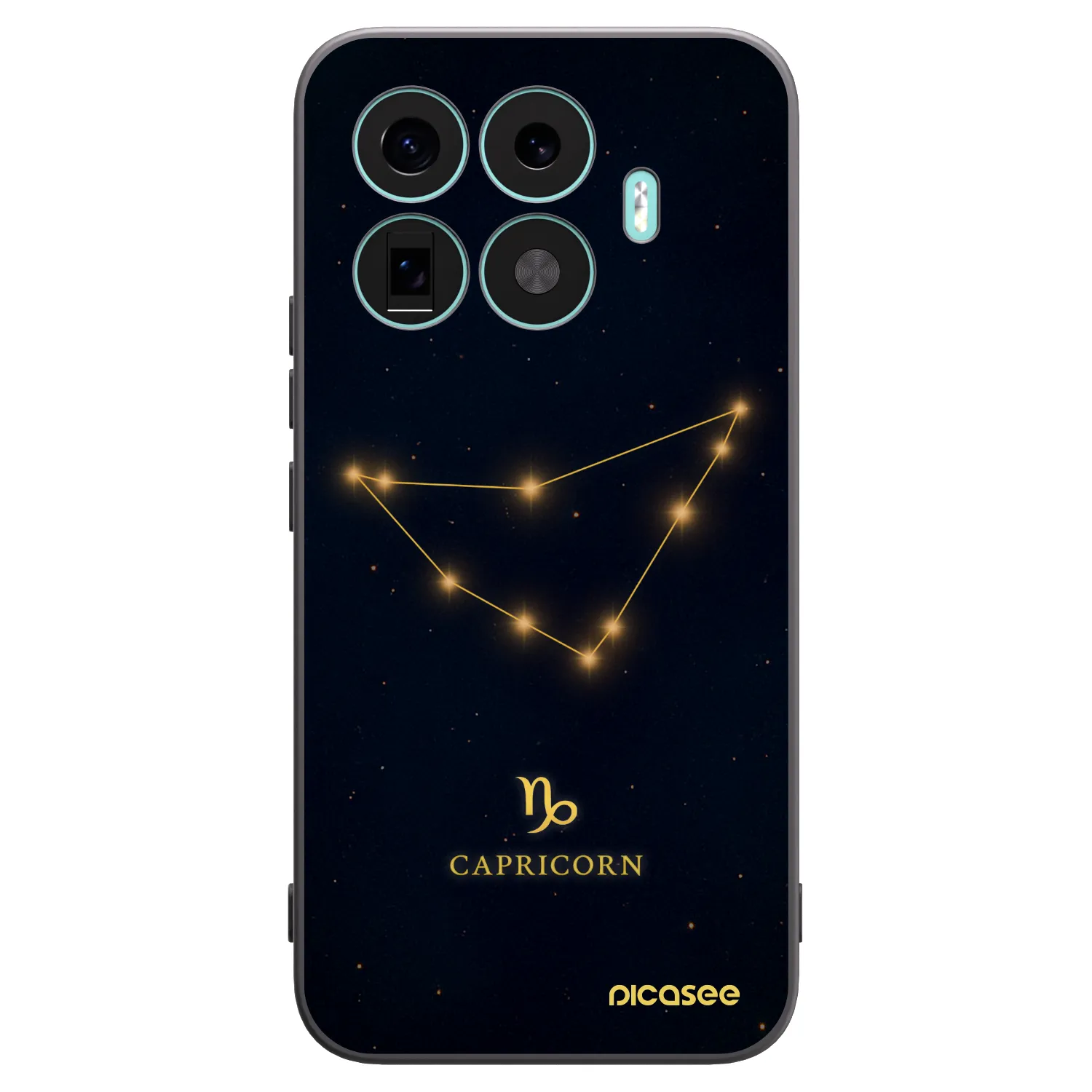 Picasee husă neagră din silicon pentru Xiaomi 17T Pro - CAPRICORN