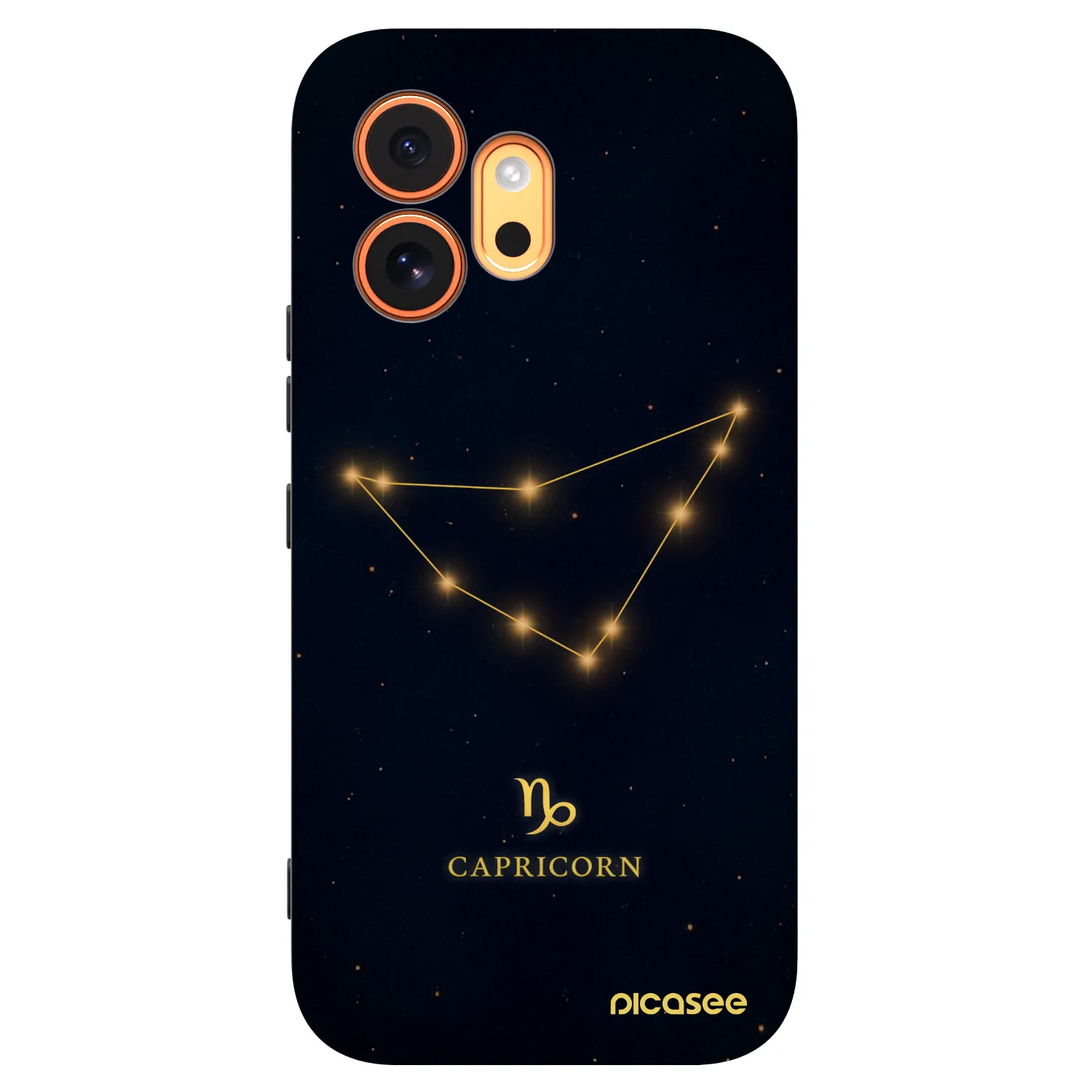 Picasee husă neagră din silicon pentru Honor 600 - CAPRICORN
