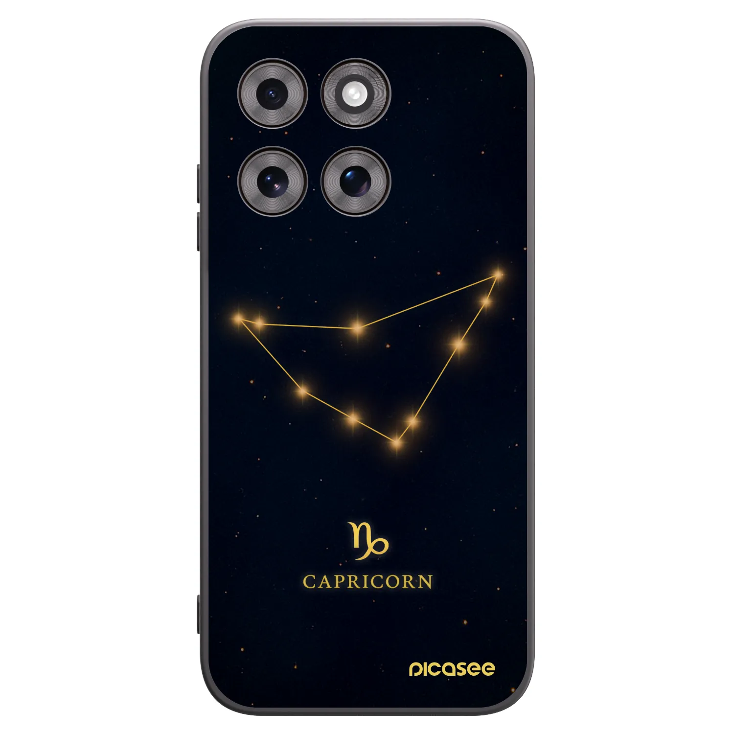 Picasee husă neagră din silicon pentru Motorola Moto G77 - CAPRICORN