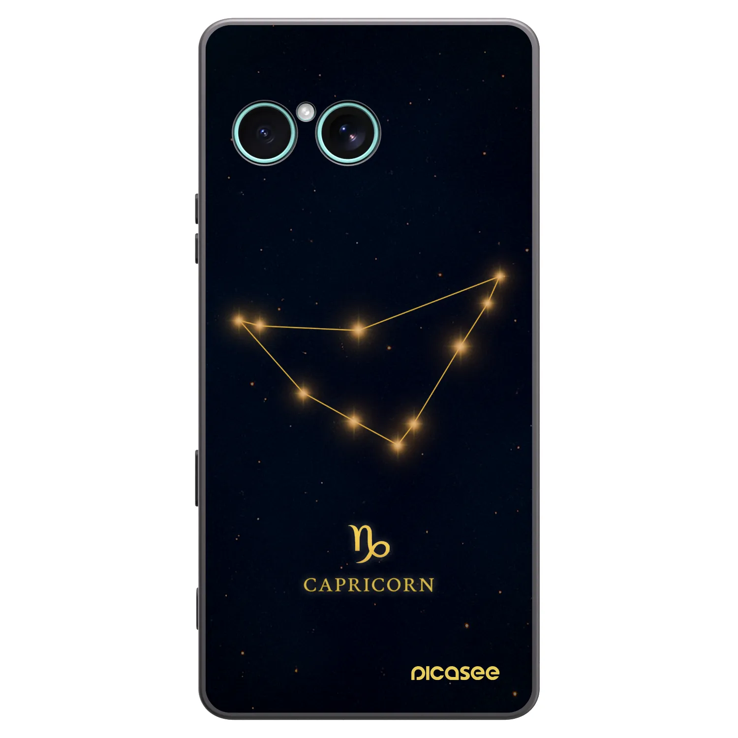 Picasee husă neagră din silicon pentru Sony Xperia 10 VII - CAPRICORN